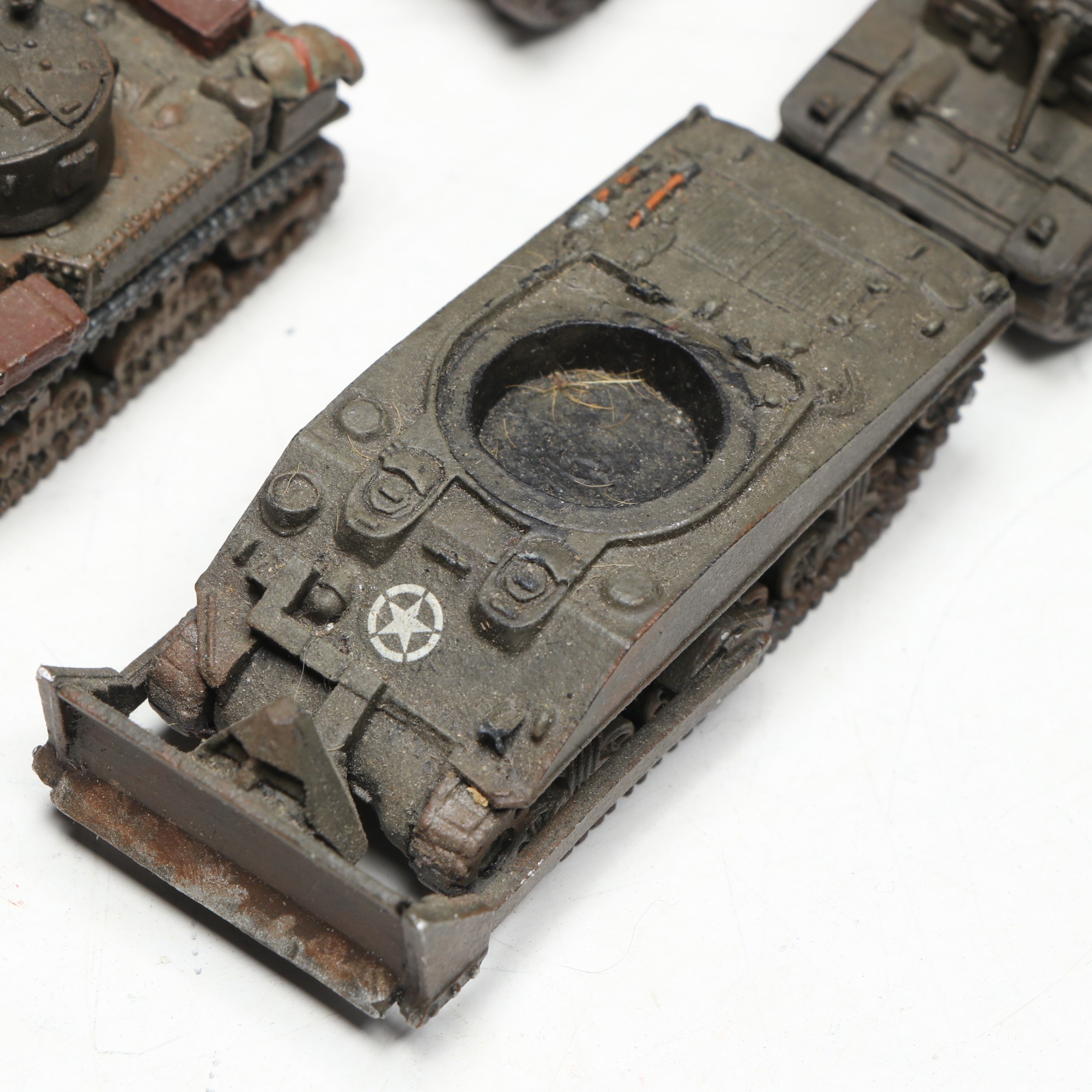 A Collection of 1/285 Plastic and Metal U.S. Army Wargame Figures