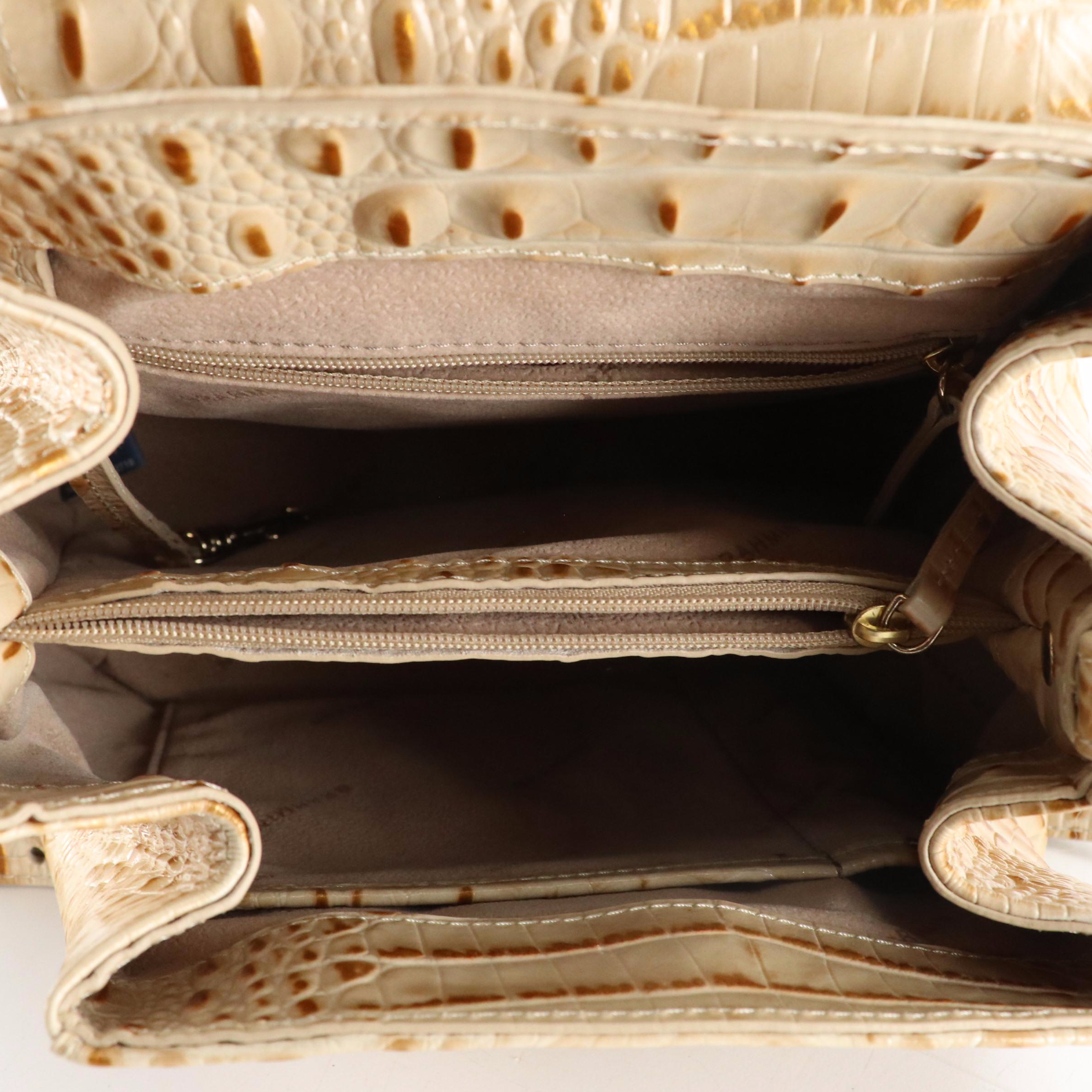 Brahmin Margo Crossbody in Melbourne Croc Embossed Leather