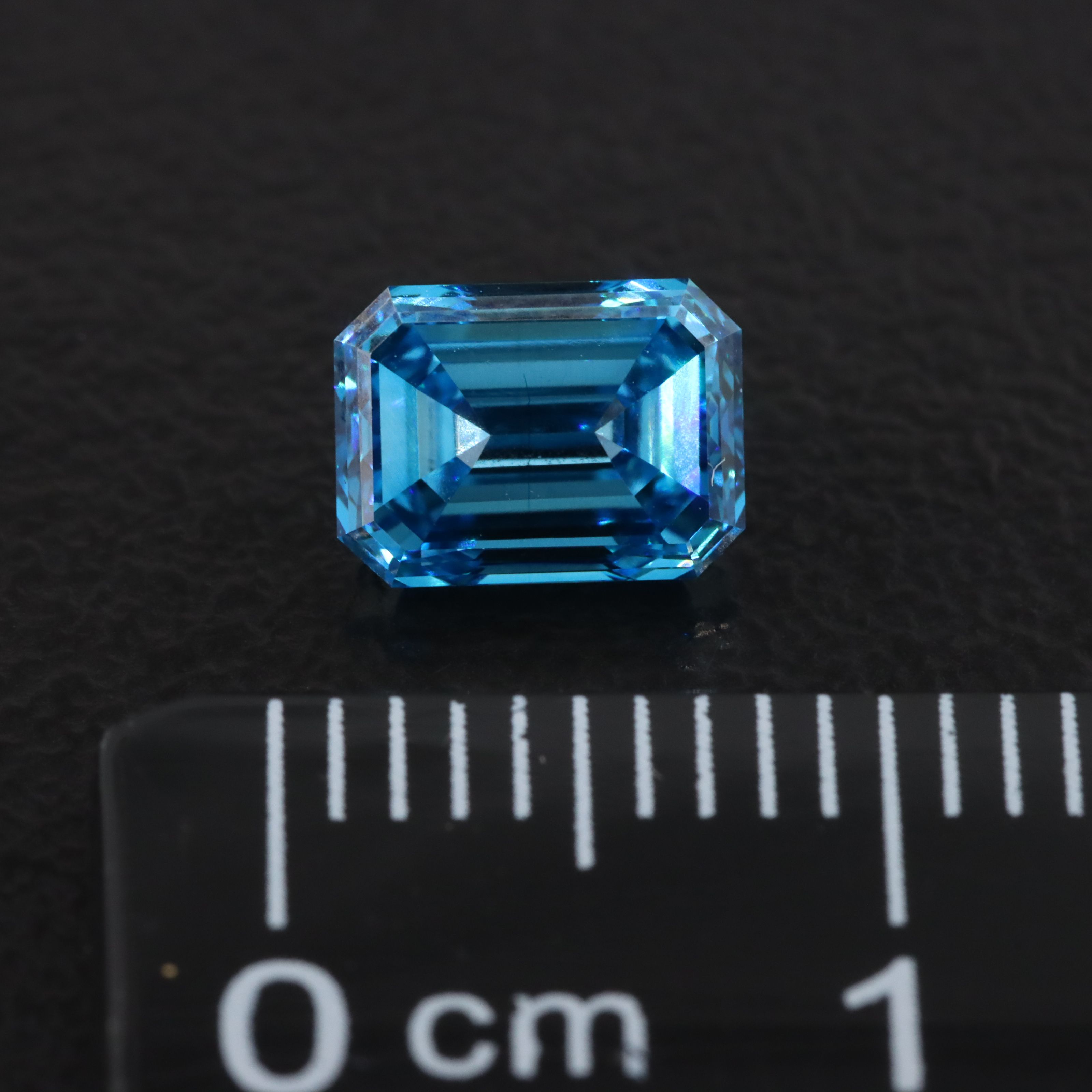 Loose 1.15 CT Lab Grown Fancy Blue Diamond with IGI Report