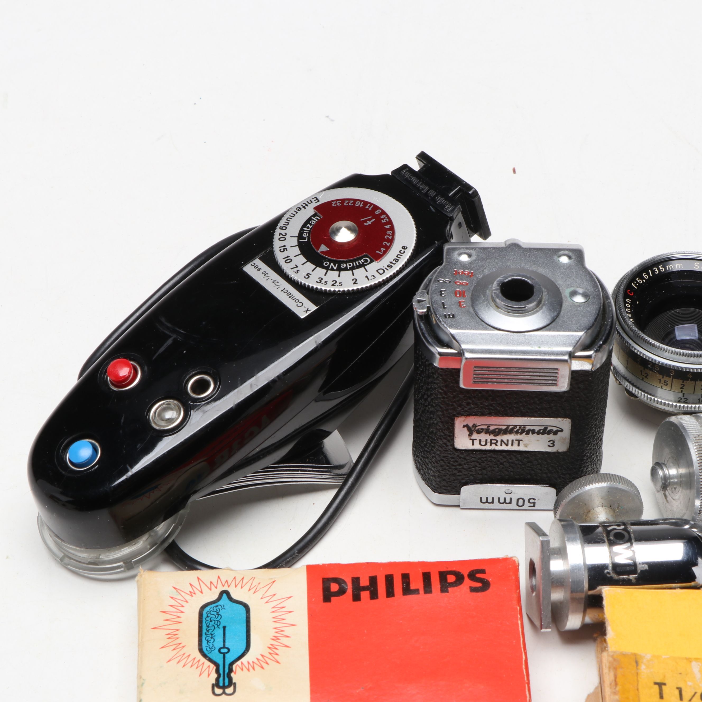 Kodak Retina IIc 35mm Film Camera with Other Accessories
