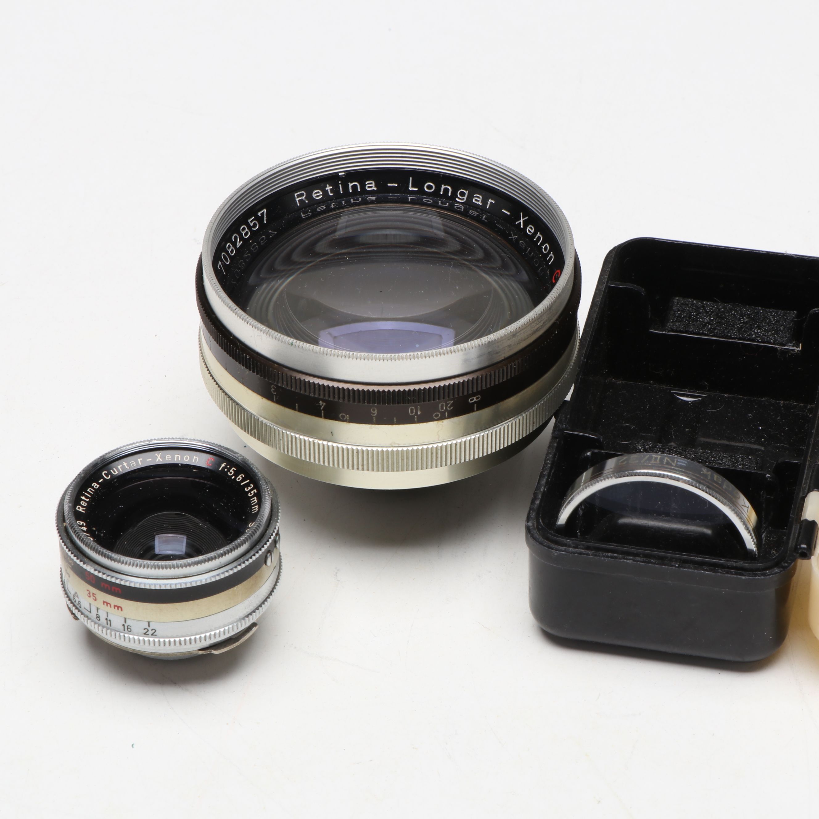 Kodak Retina IIc 35mm Film Camera with Other Accessories