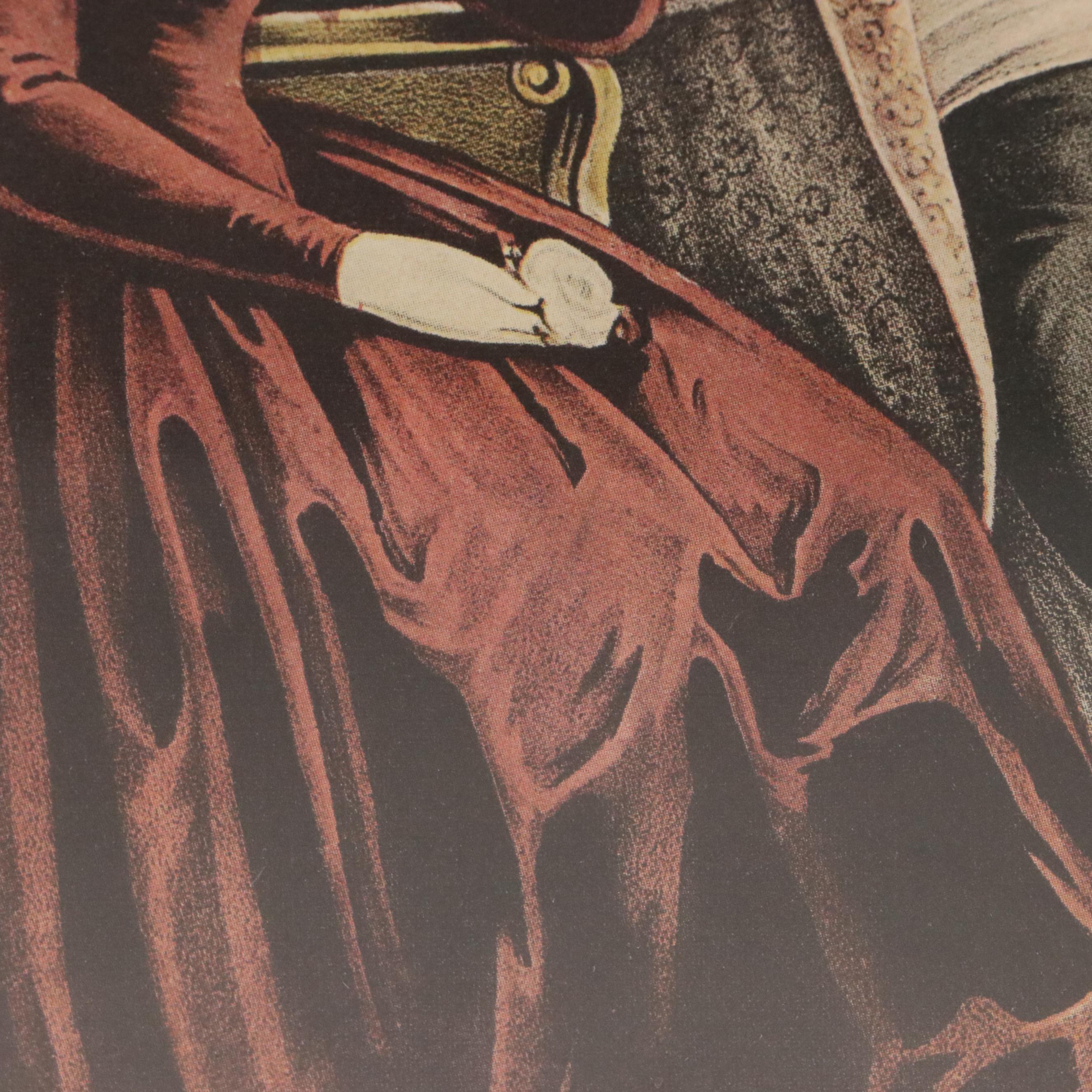 Offset Lithograph After Currier and Ives "Married" and More