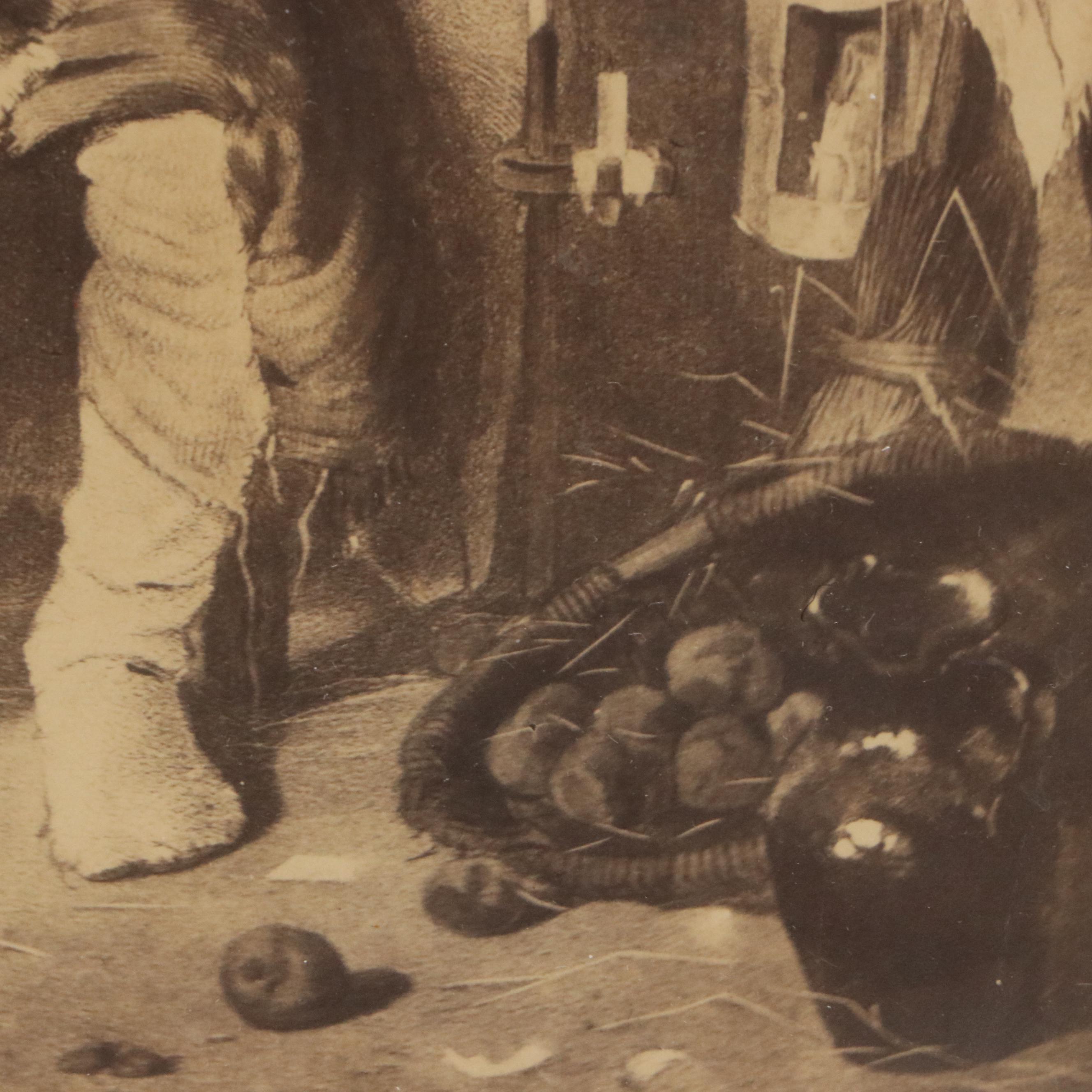 Offset Lithograph After Currier and Ives "Married" and More