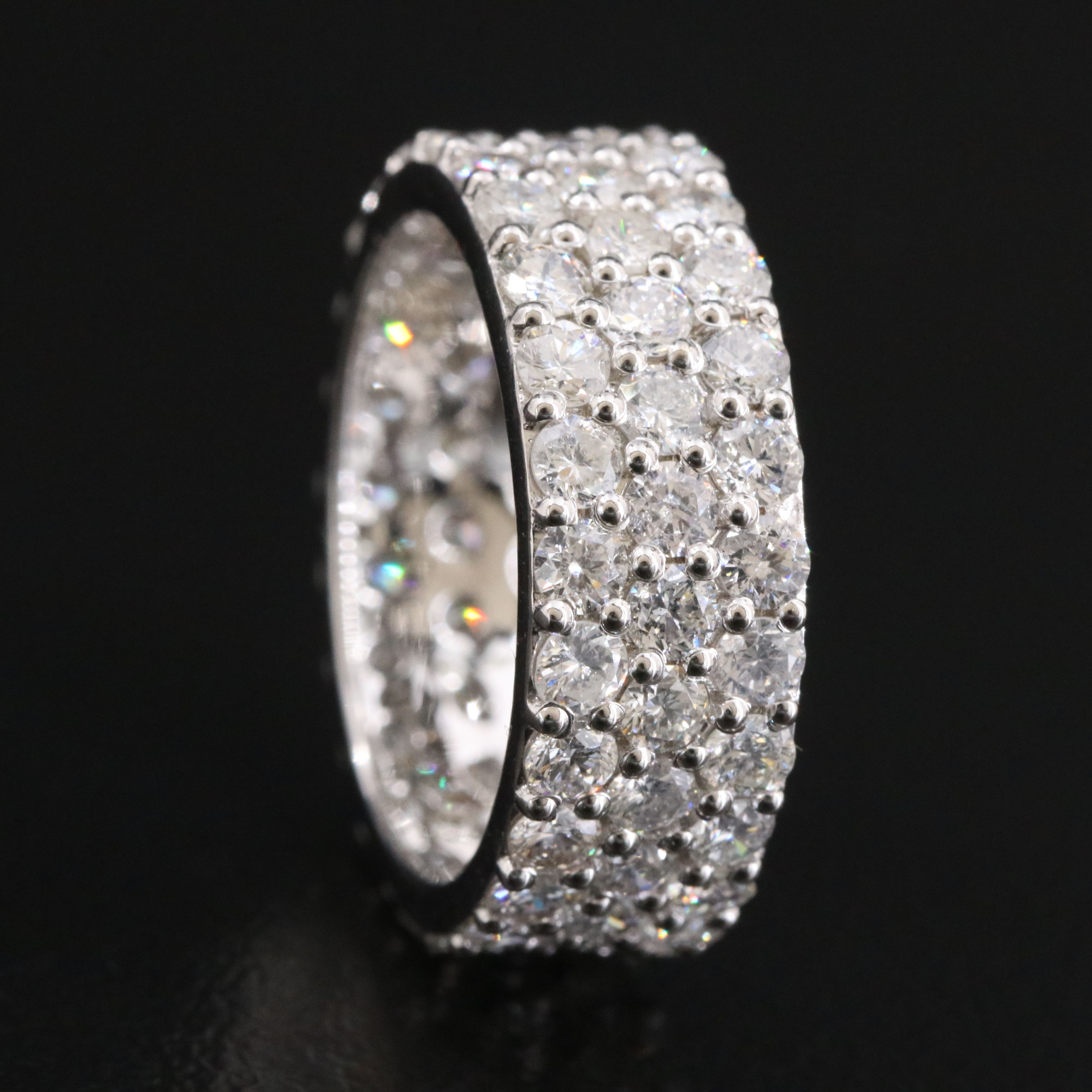 14K 3.75 CTW Diamond Eternity Band