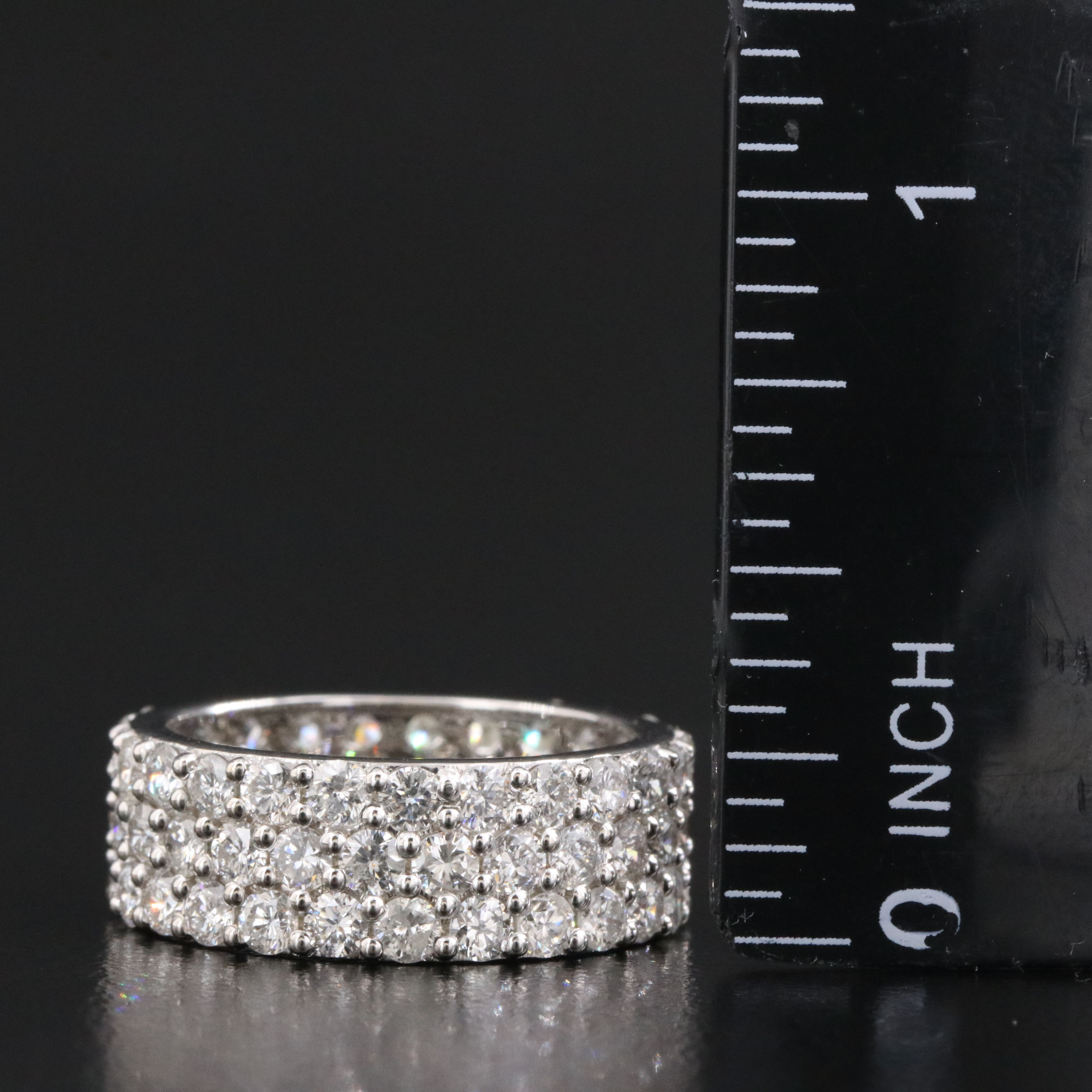 14K 3.75 CTW Diamond Eternity Band
