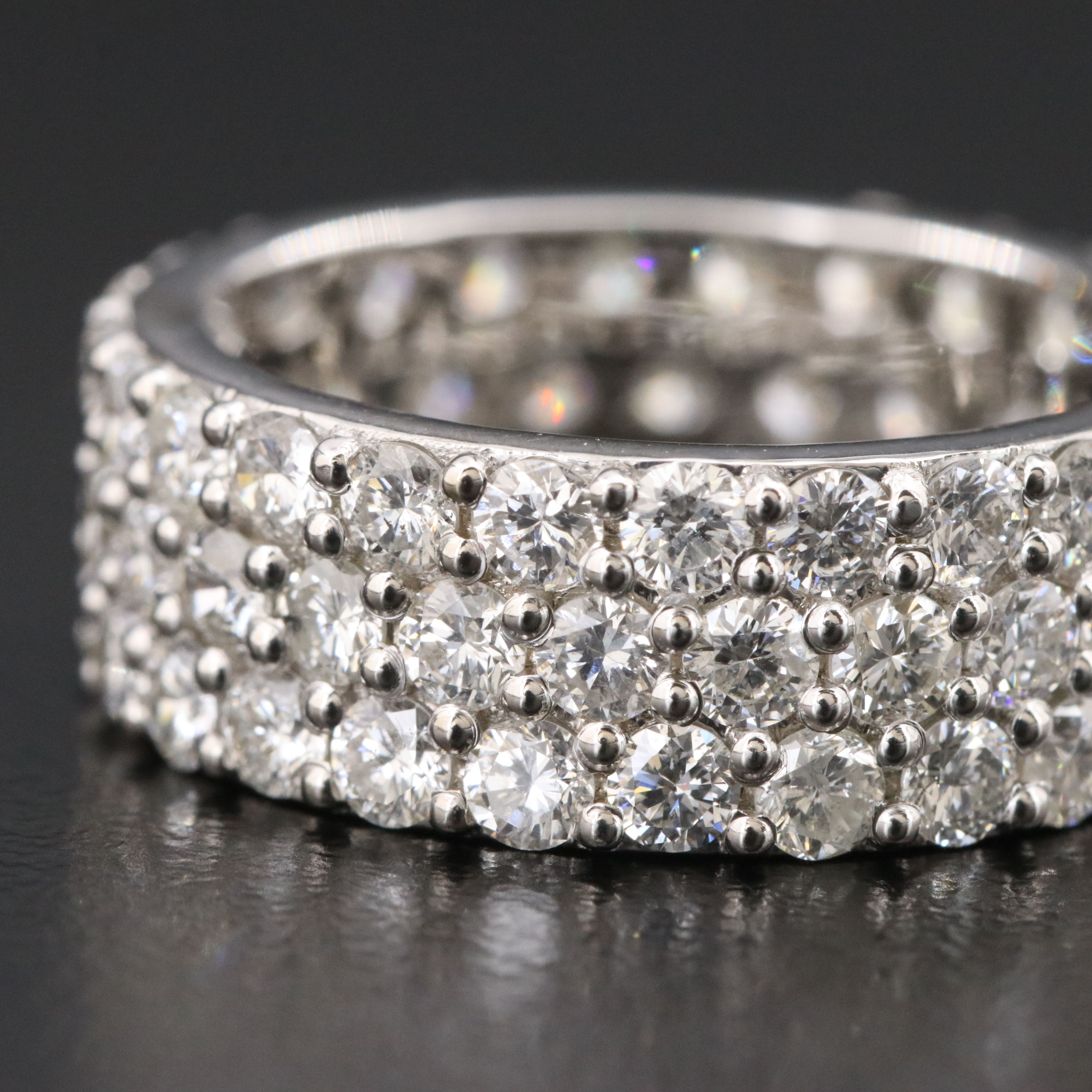 14K 3.75 CTW Diamond Eternity Band