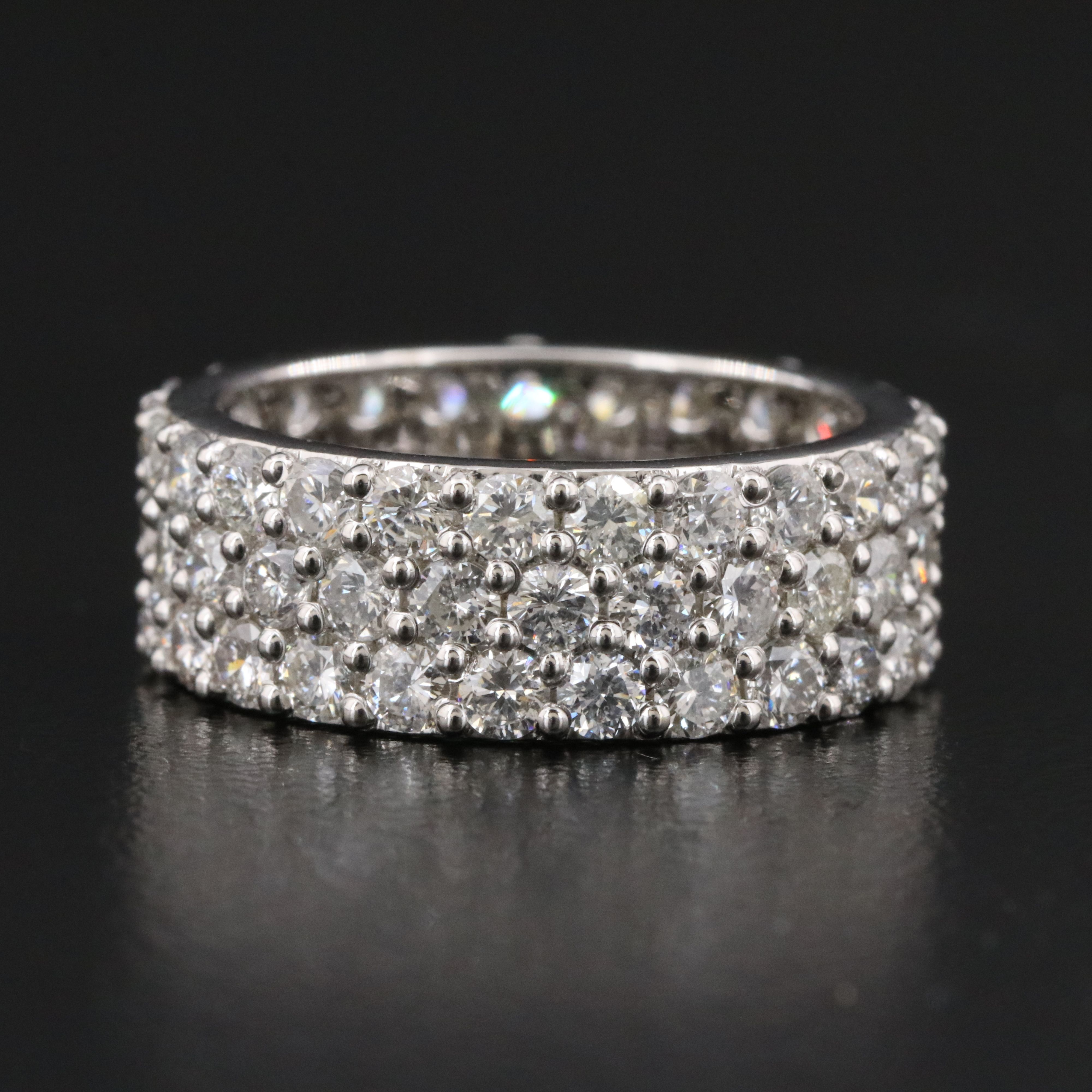 14K 3.75 CTW Diamond Eternity Band