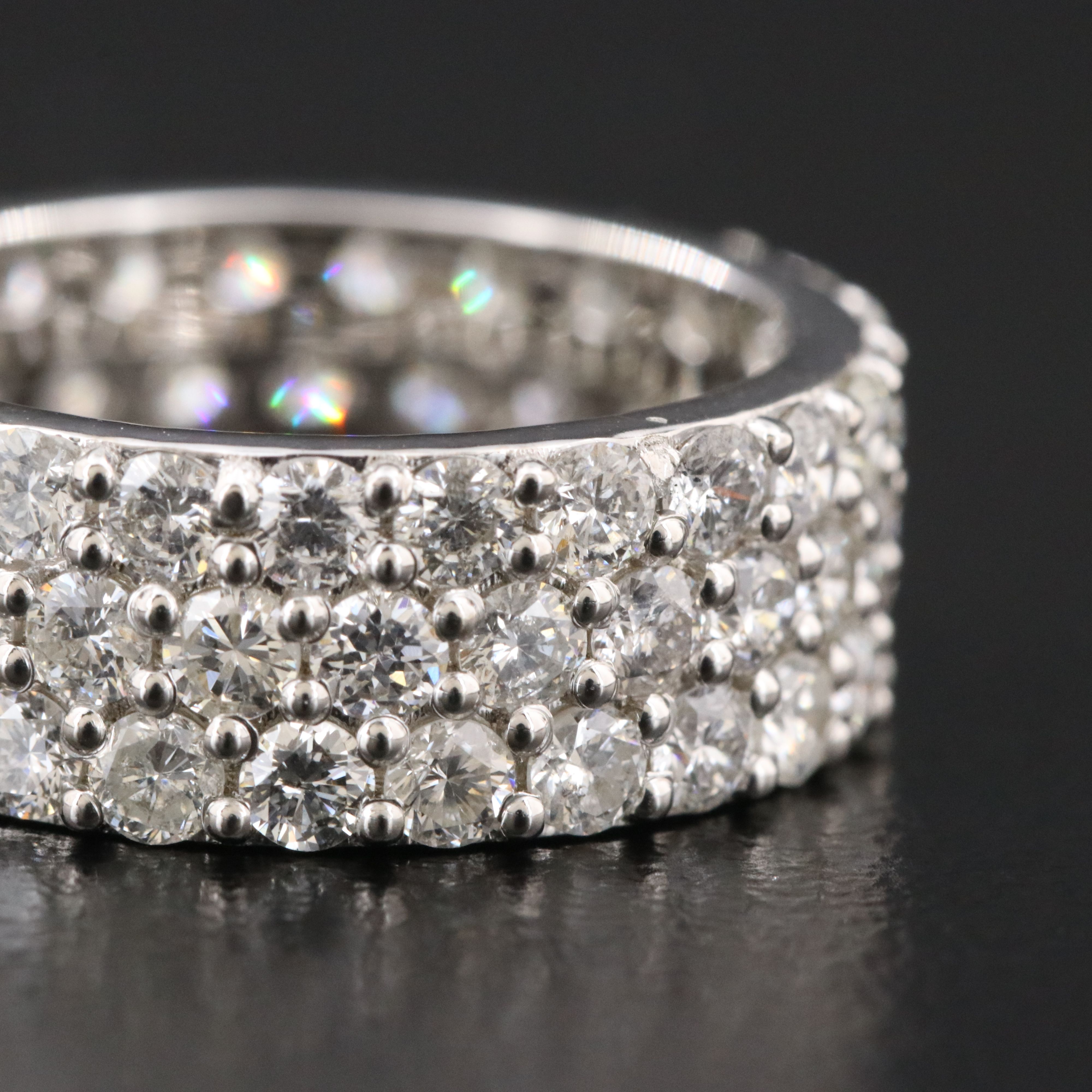 14K 3.75 CTW Diamond Eternity Band