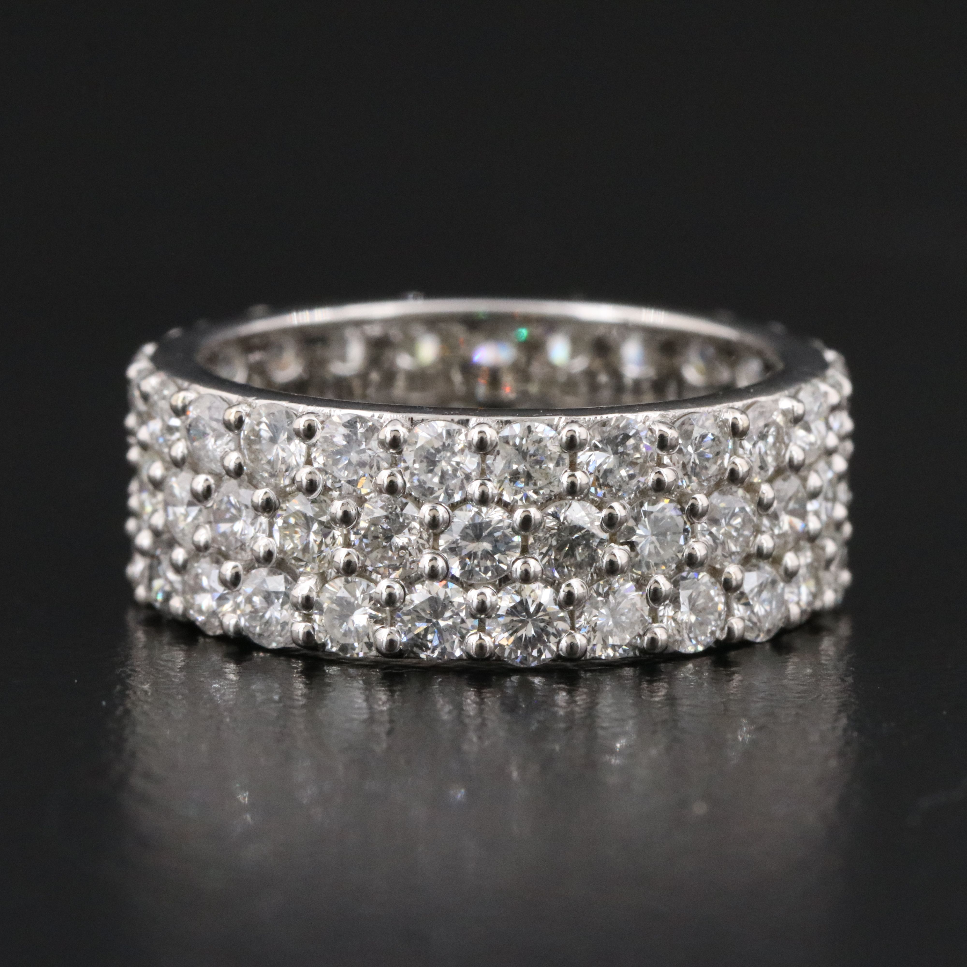 14K 3.75 CTW Diamond Eternity Band