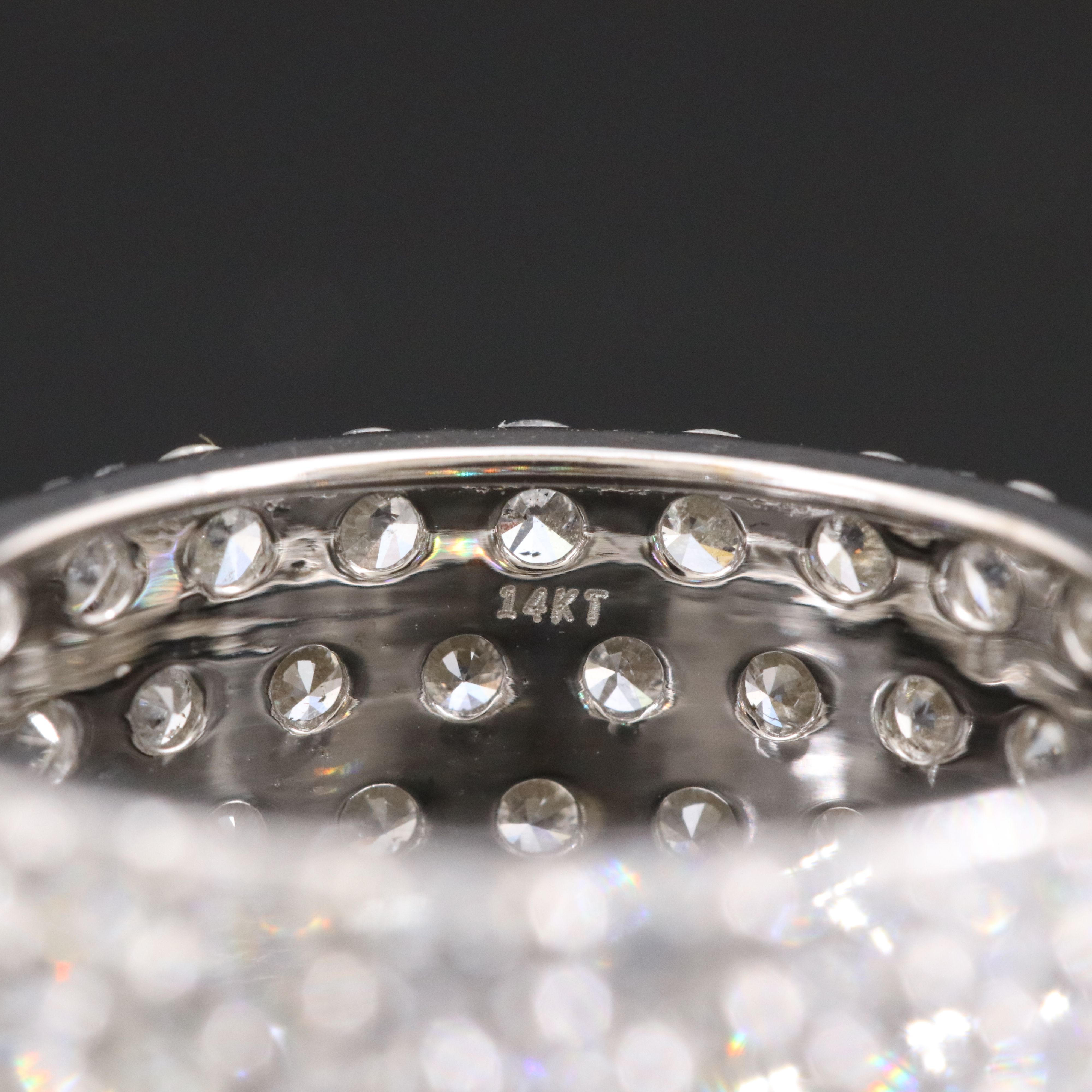 14K 3.75 CTW Diamond Eternity Band
