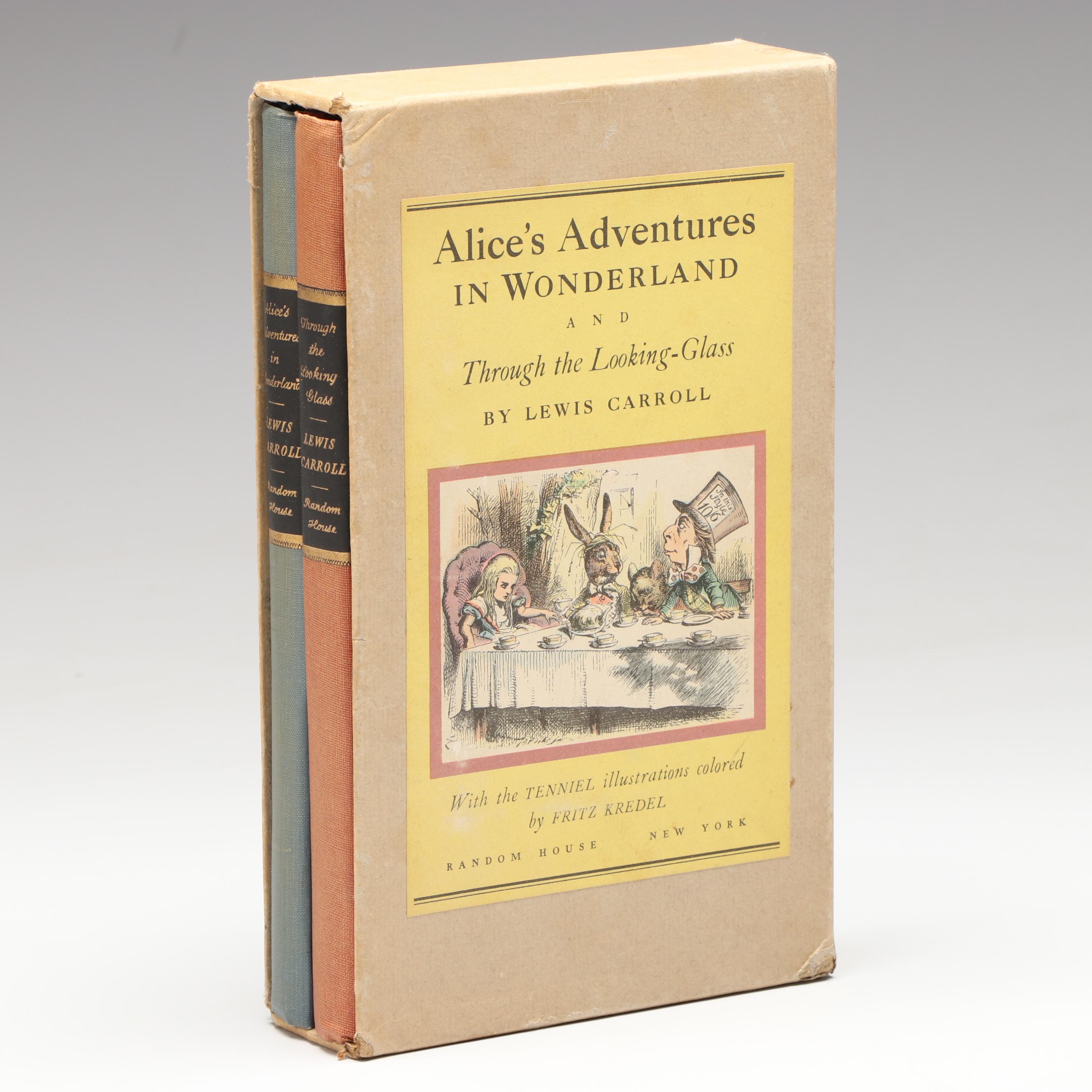Illustrated "Alice in Wonderland" and "Through the Looking-Glass" Box Set, 1946