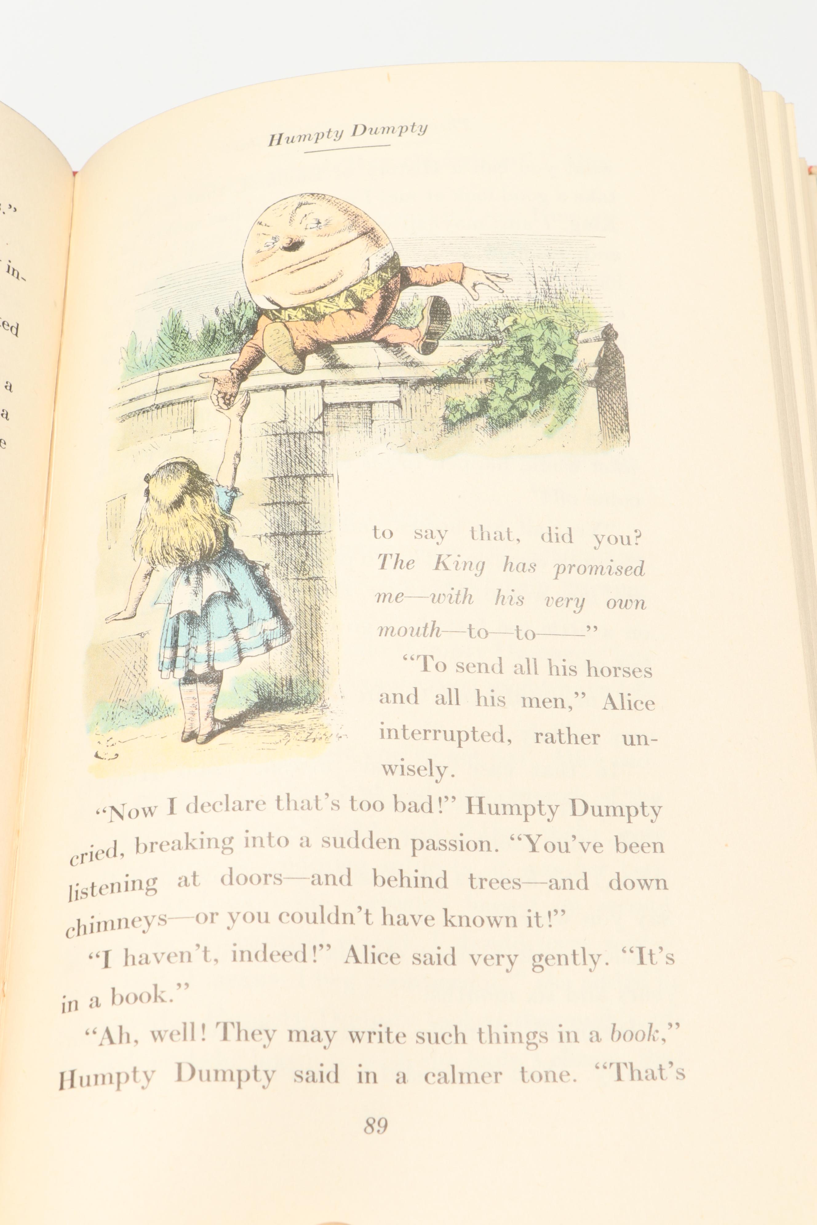 Illustrated "Alice in Wonderland" and "Through the Looking-Glass" Box Set, 1946