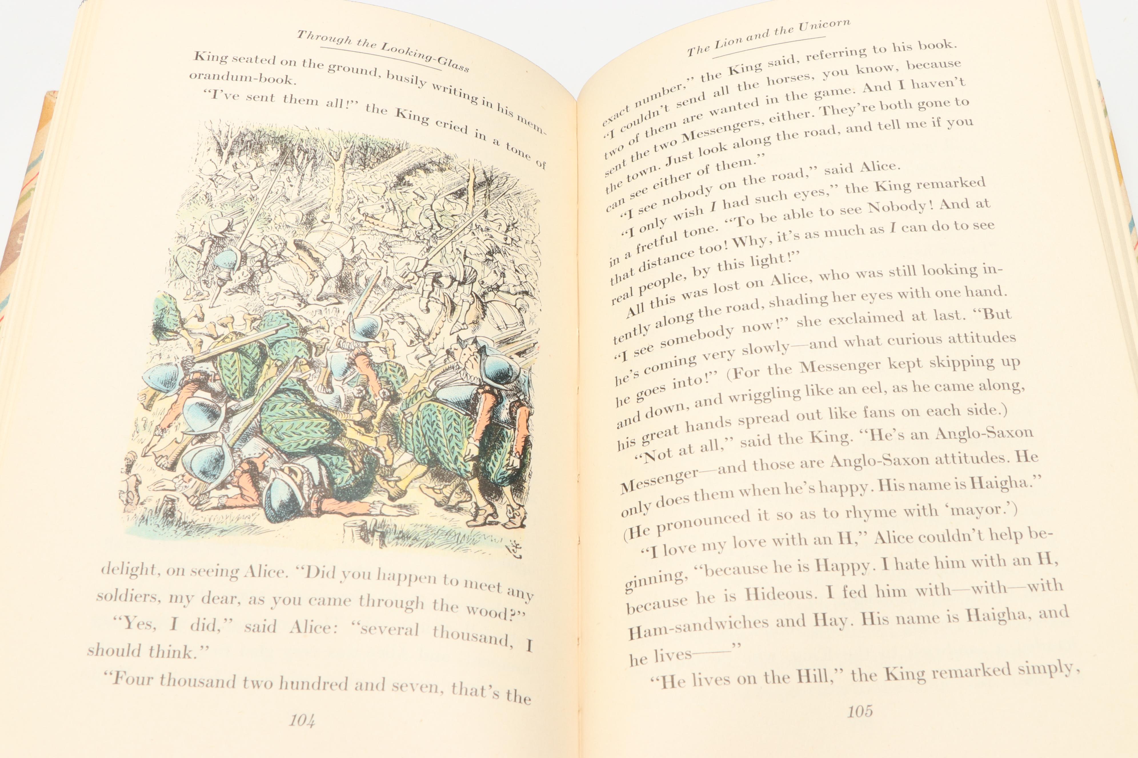 Illustrated "Alice in Wonderland" and "Through the Looking-Glass" Box Set, 1946