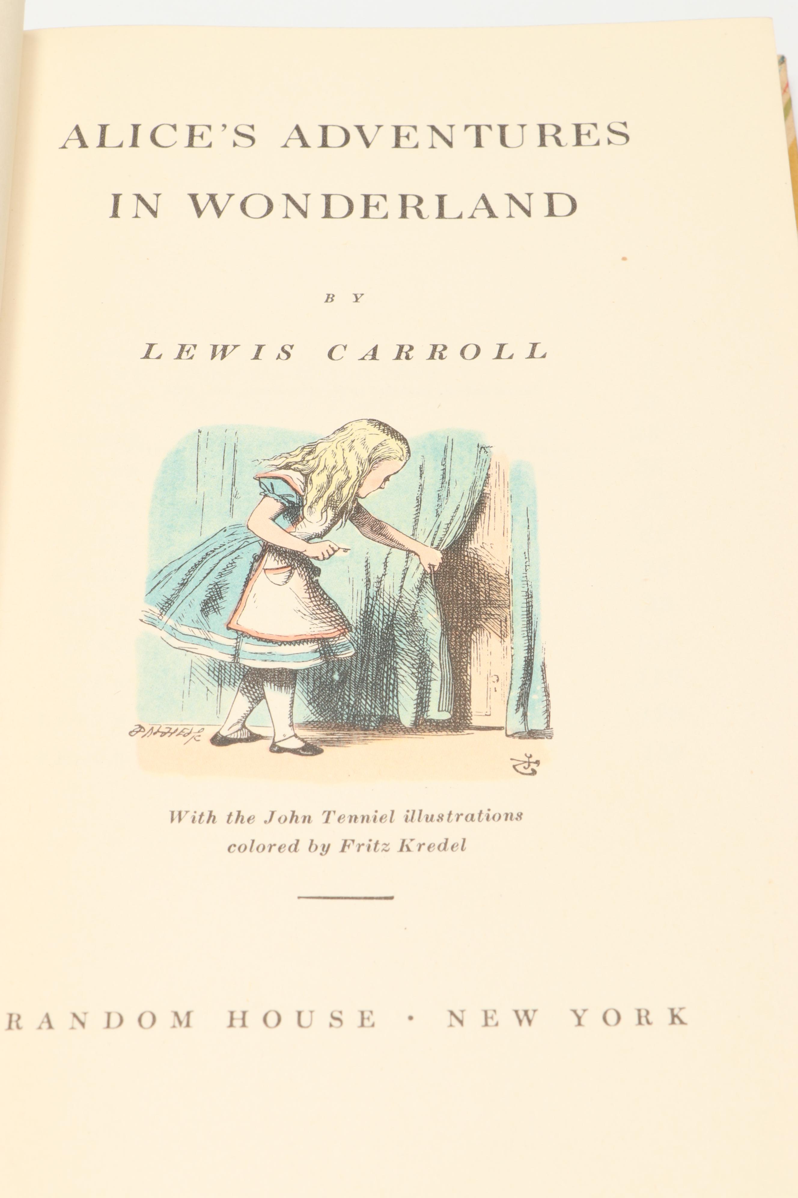 Illustrated "Alice in Wonderland" and "Through the Looking-Glass" Box Set, 1946