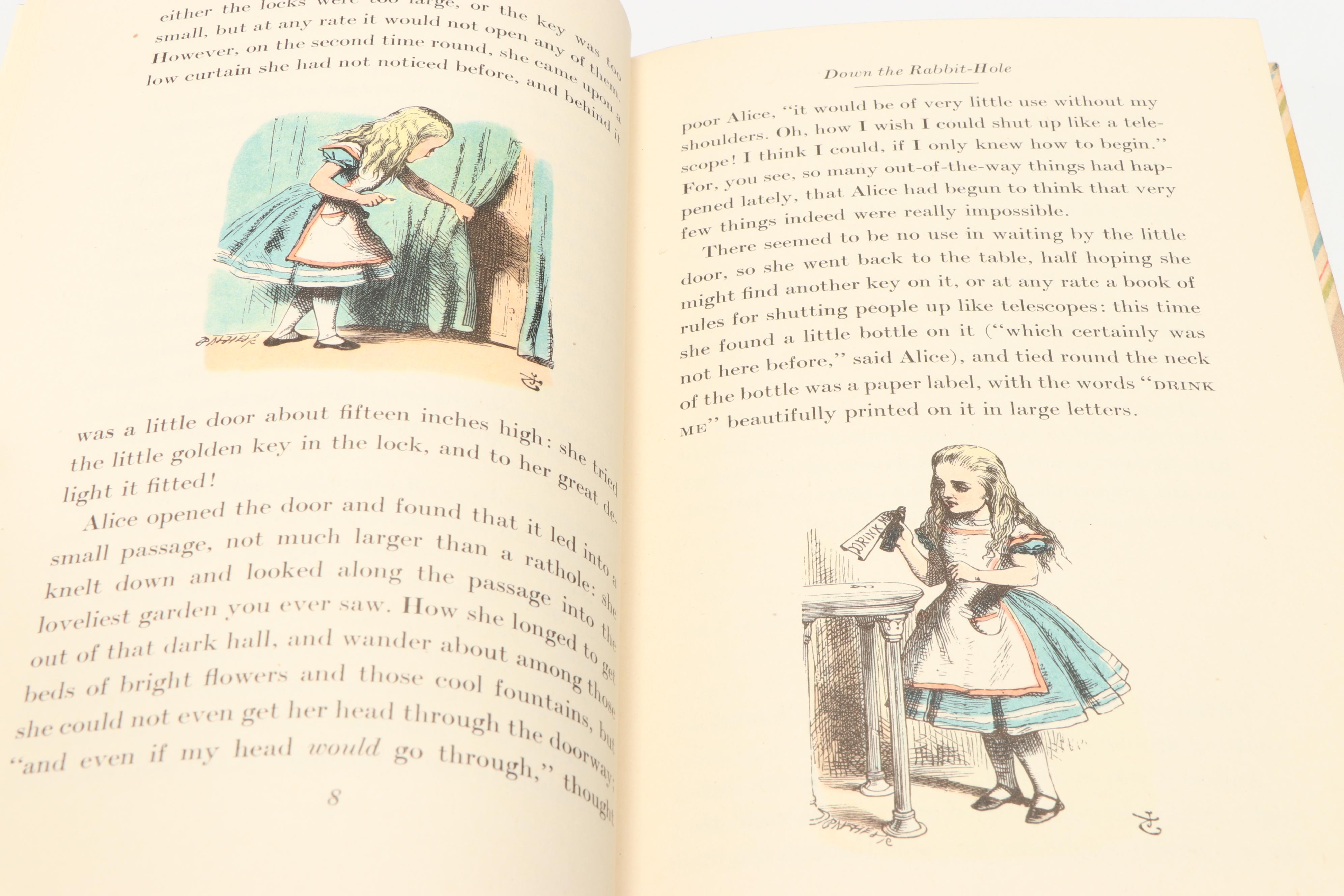 Illustrated "Alice in Wonderland" and "Through the Looking-Glass" Box Set, 1946
