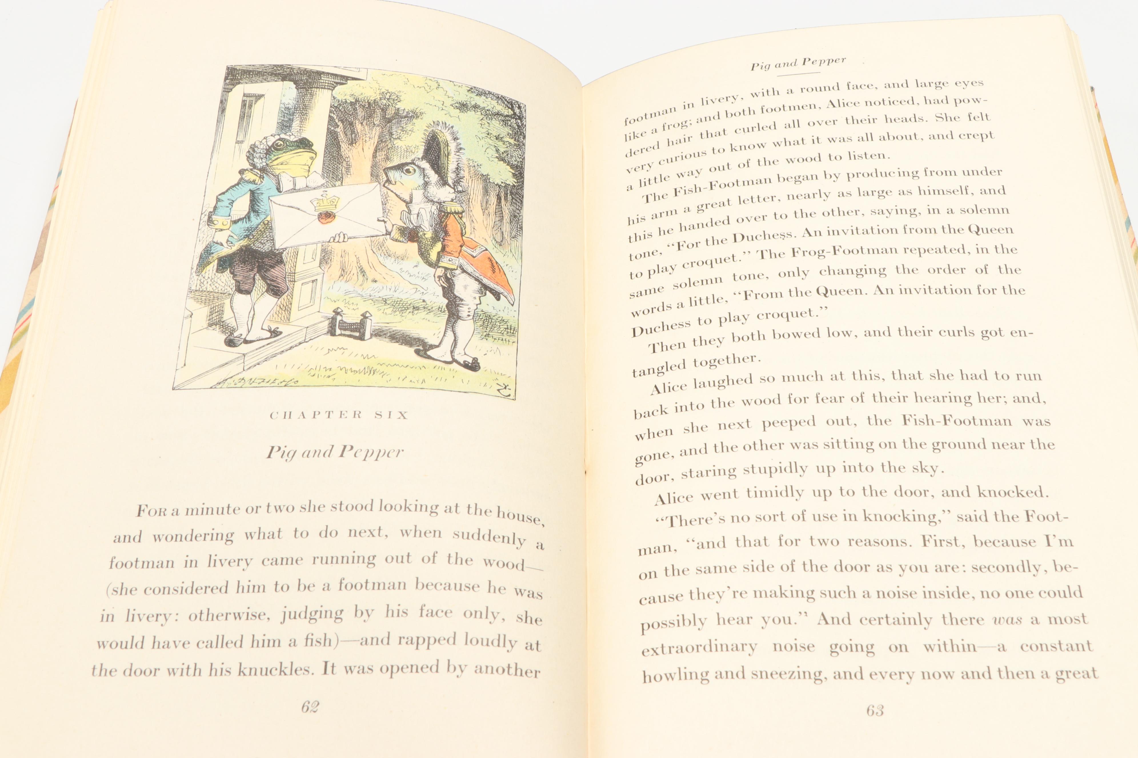 Illustrated "Alice in Wonderland" and "Through the Looking-Glass" Box Set, 1946