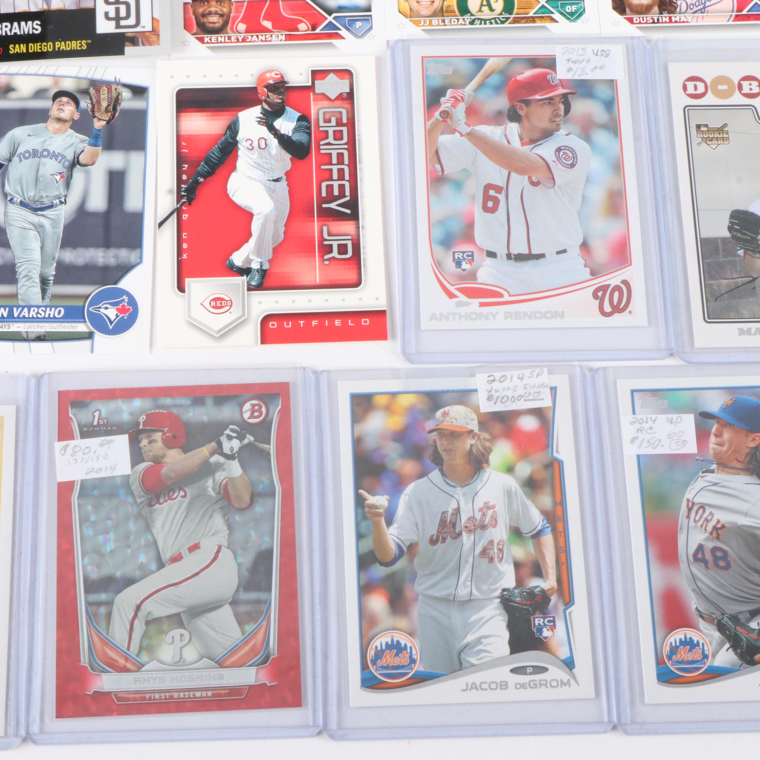 Topps with Other Sports Cards Featuring Mookie Betts and Max Scherzer Rookies
