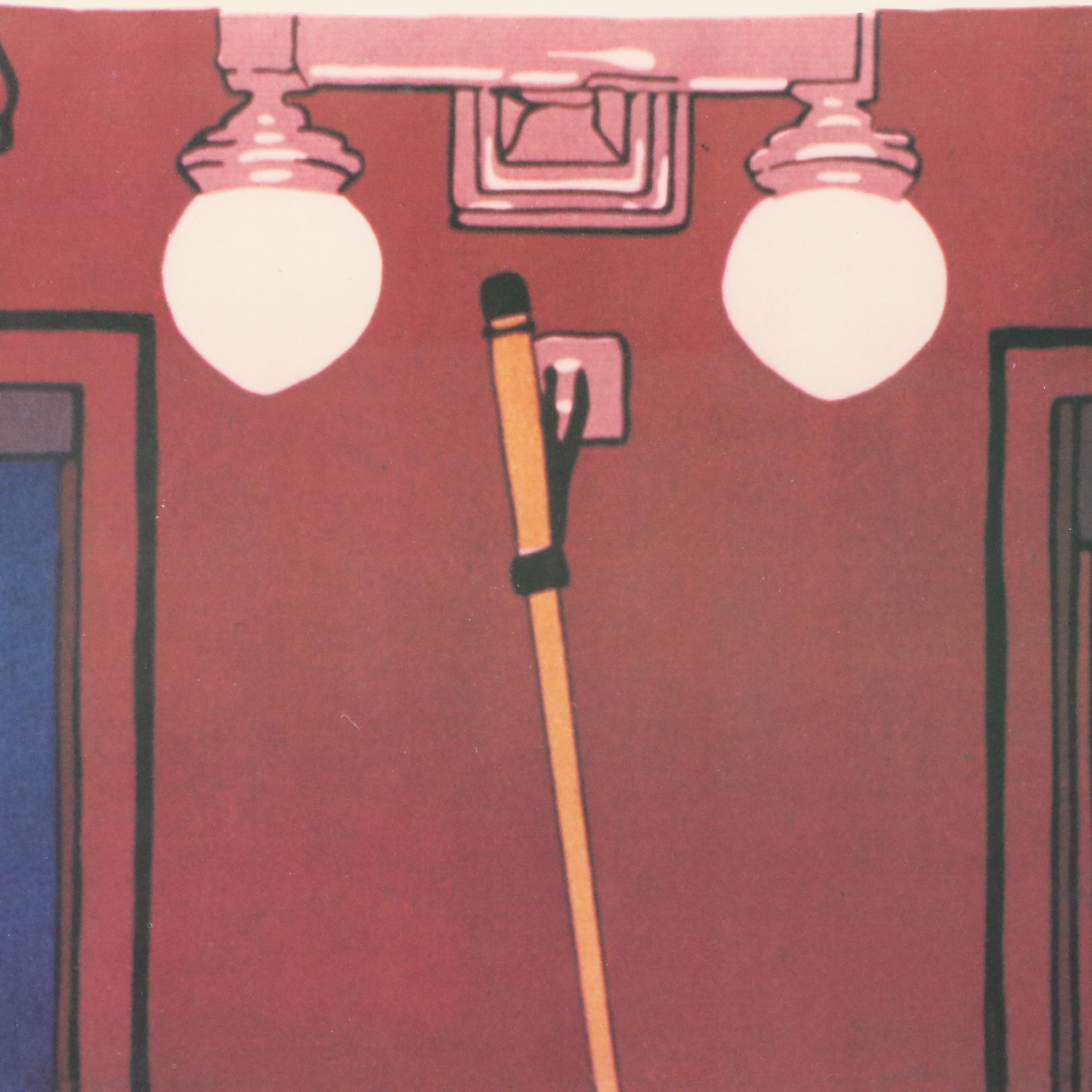 North Shore Line Offset Lithograph Poster "Comfort"