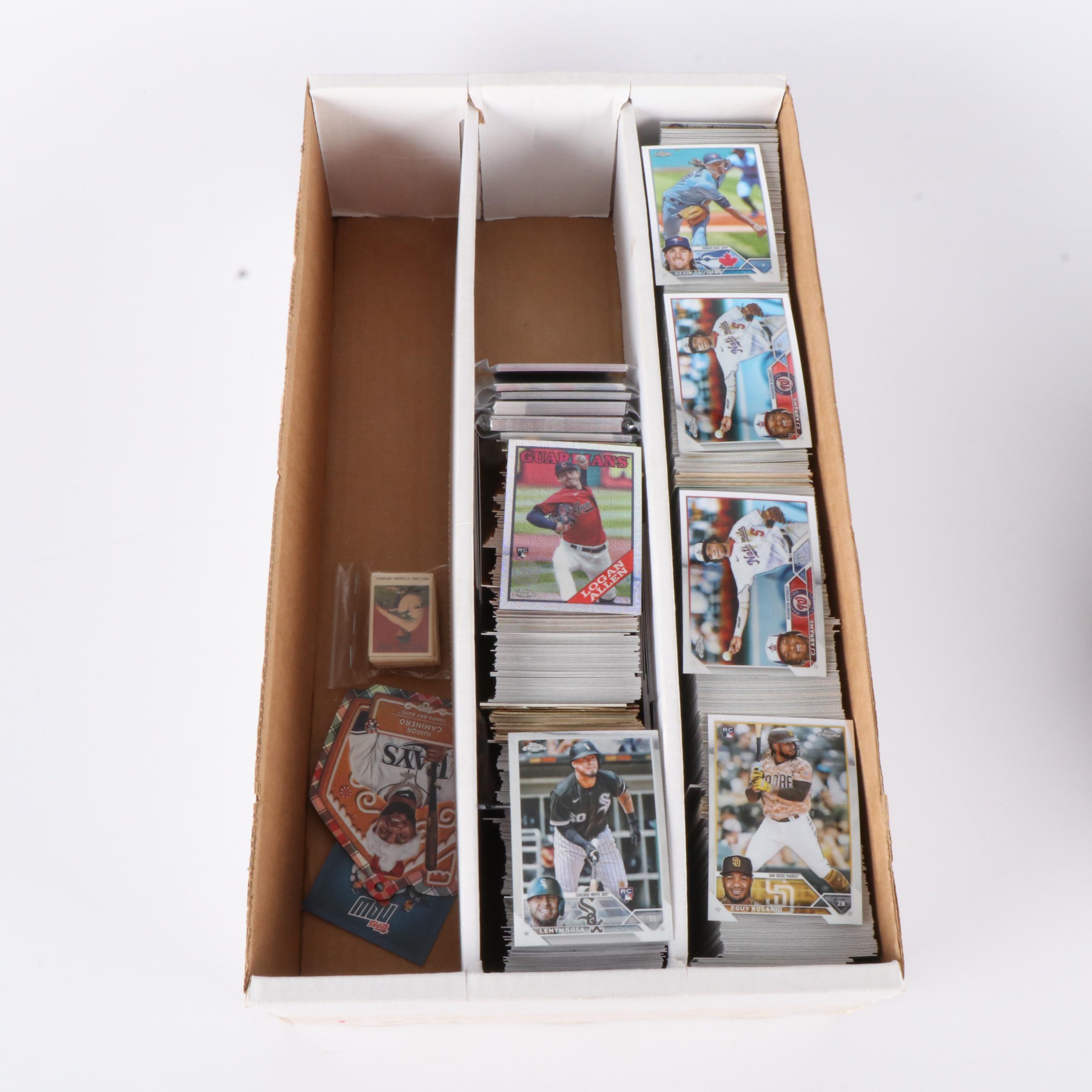 Stadium Club with Other Baseball Cards Featuring Refractors and More, 2020s