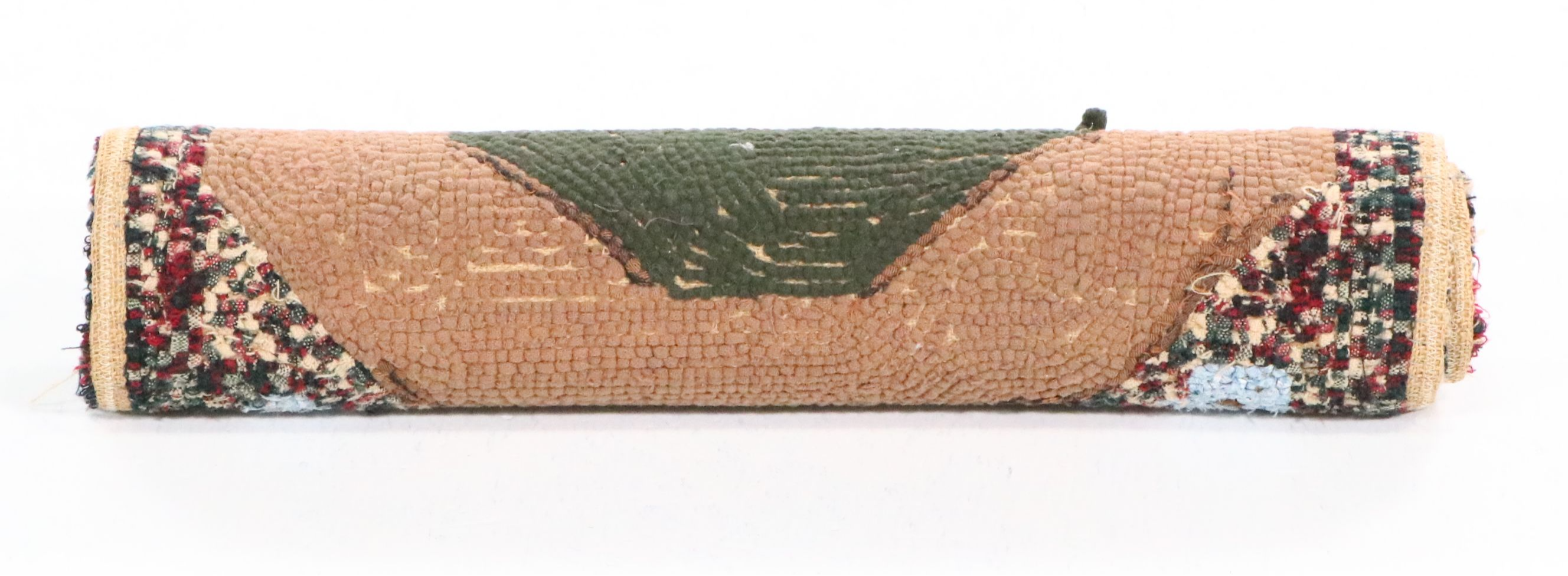 1'11 x 3'2 Handmade Hooked Cow Accent Rug