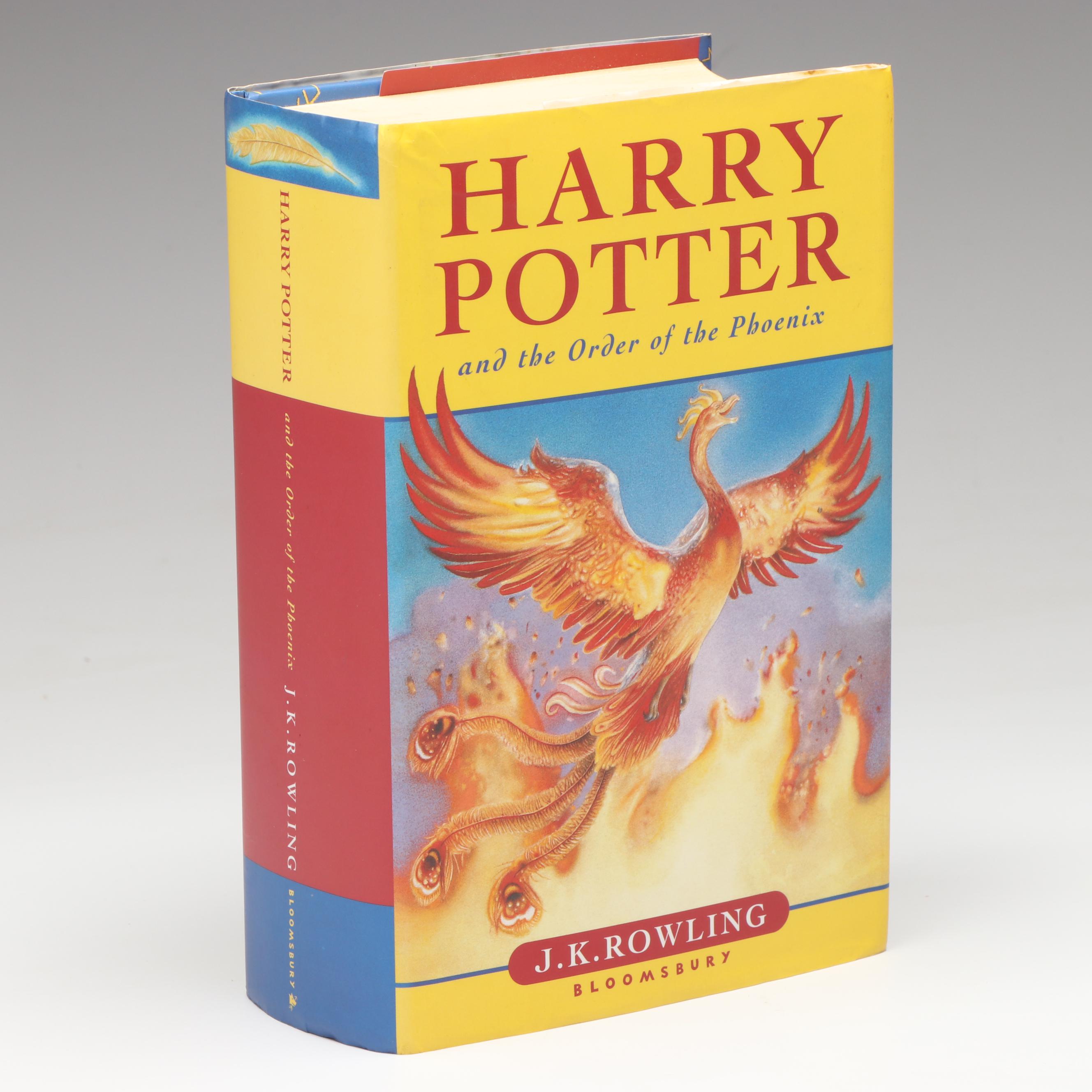 First UK Edition "Harry Potter and the Order of the Phoenix" by J. K. Rowling