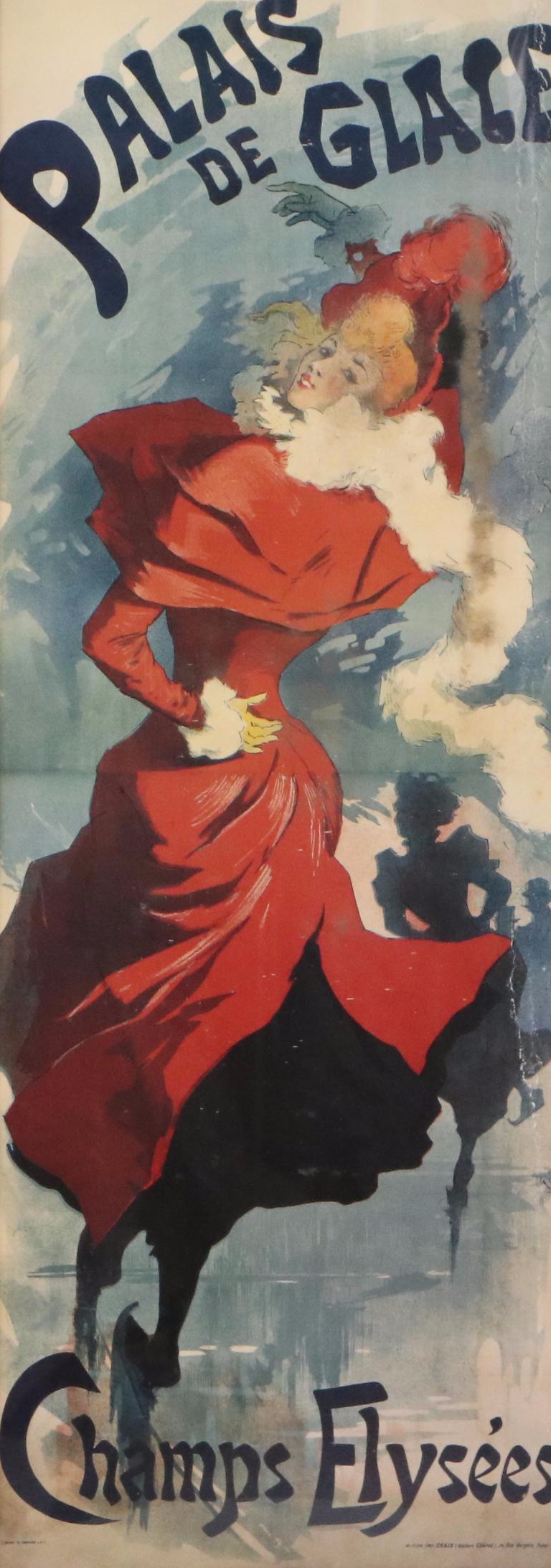 Offset Lithograph After Jules Cheret "Palais de Glace, Champs-Élysées"