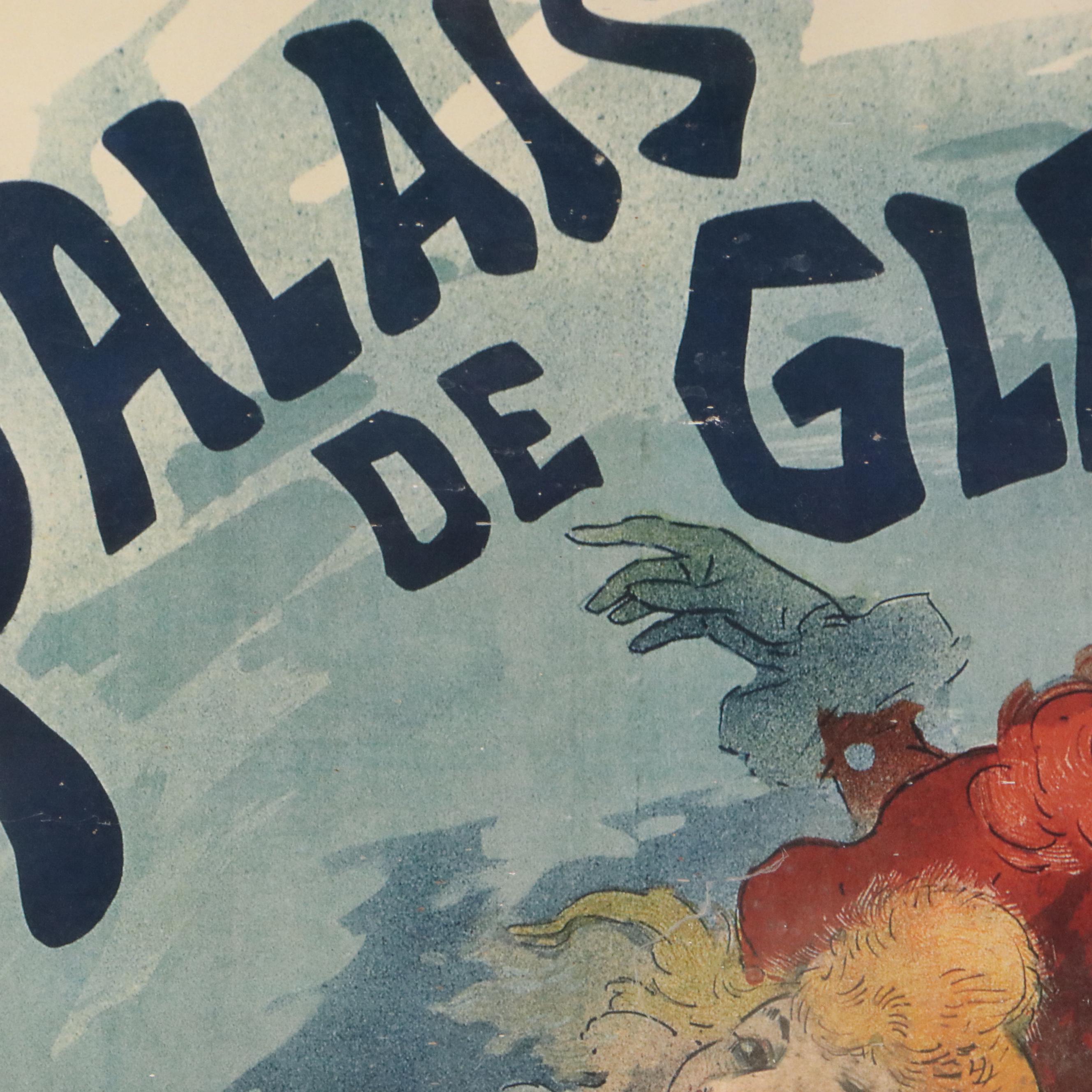 Offset Lithograph After Jules Cheret "Palais de Glace, Champs-Élysées"