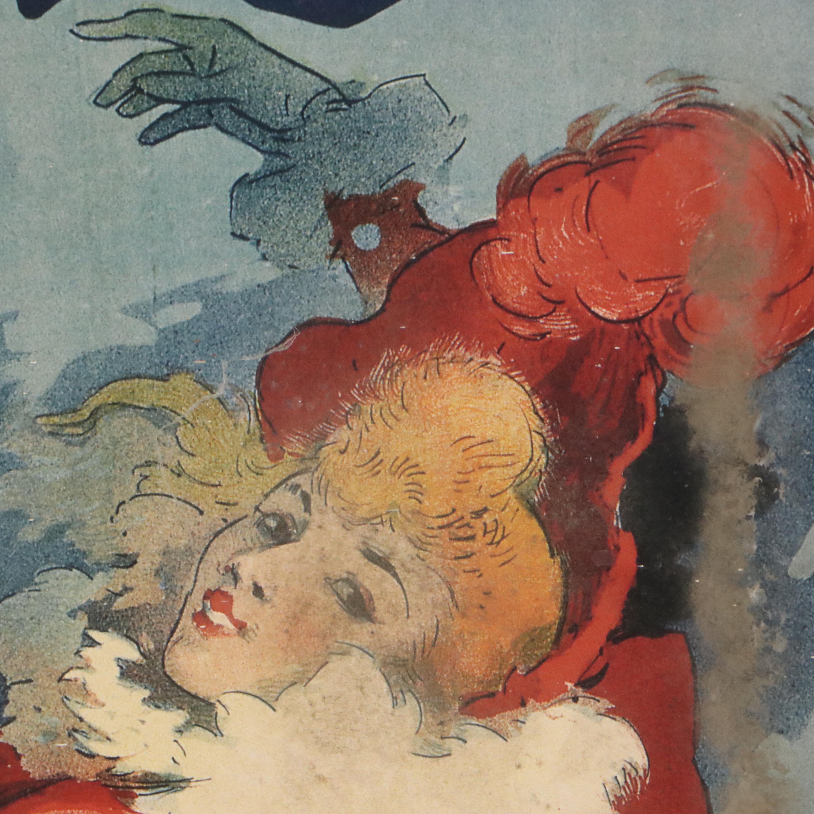 Offset Lithograph After Jules Cheret "Palais de Glace, Champs-Élysées"