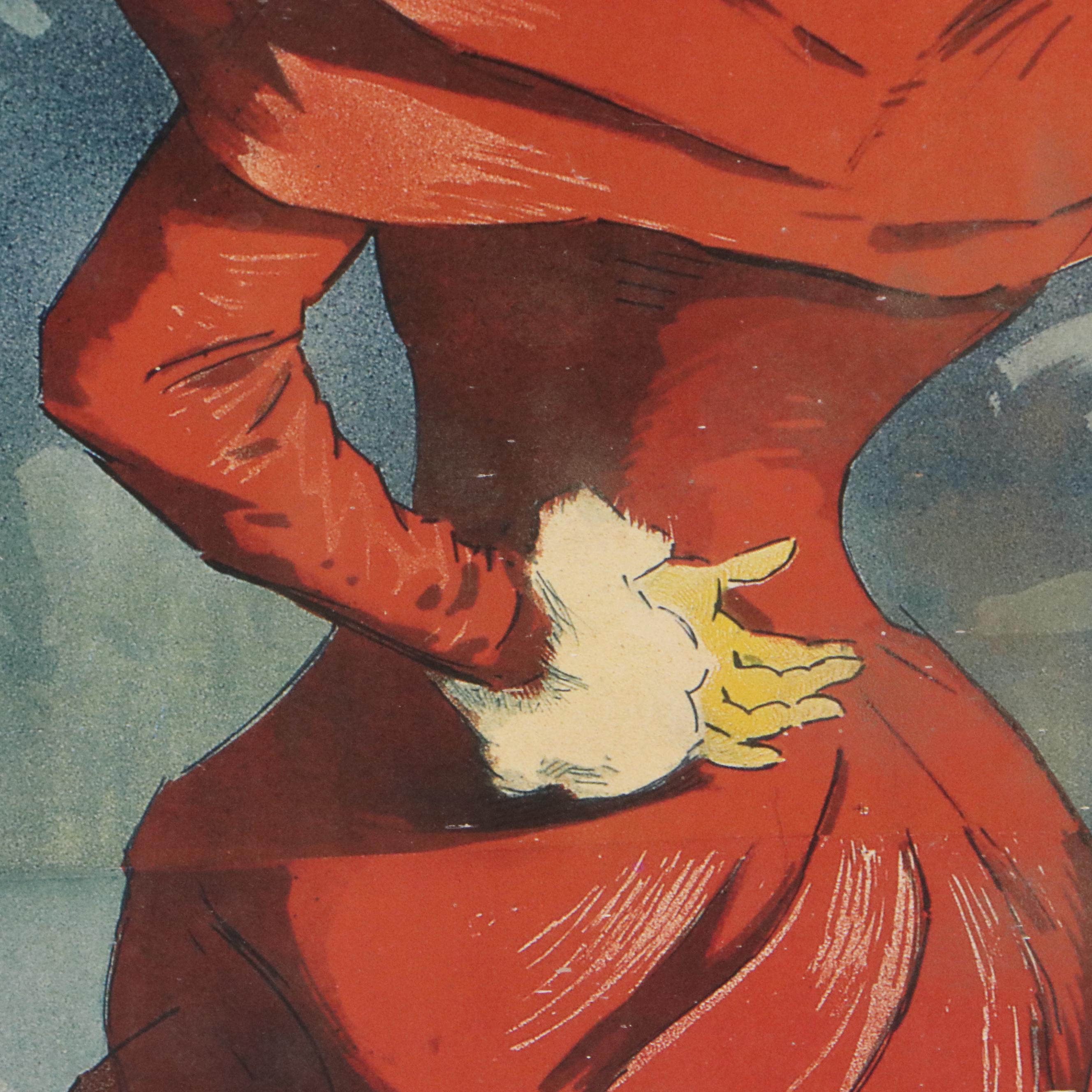 Offset Lithograph After Jules Cheret "Palais de Glace, Champs-Élysées"