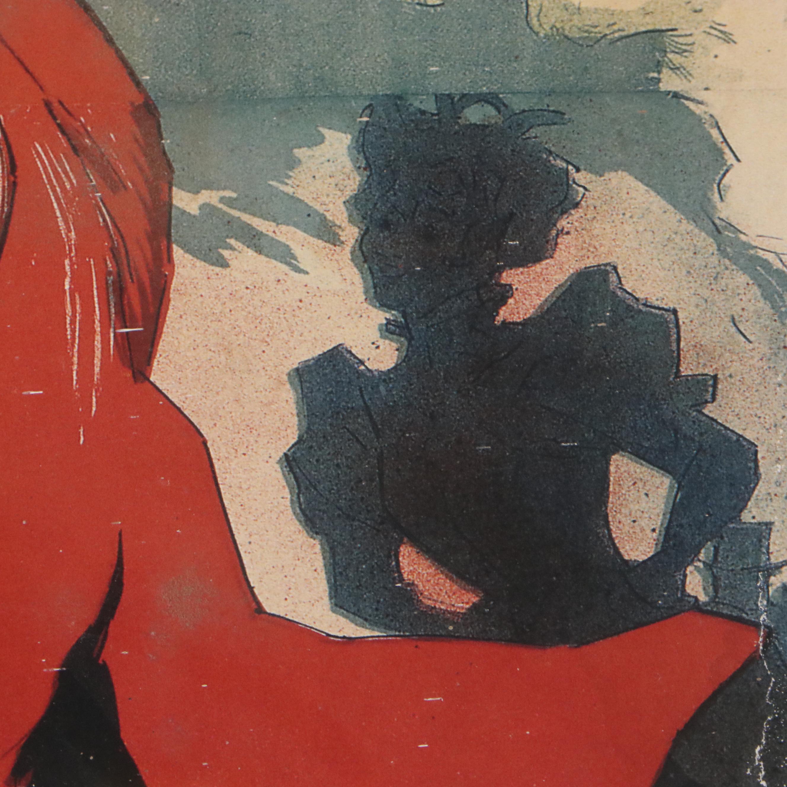 Offset Lithograph After Jules Cheret "Palais de Glace, Champs-Élysées"