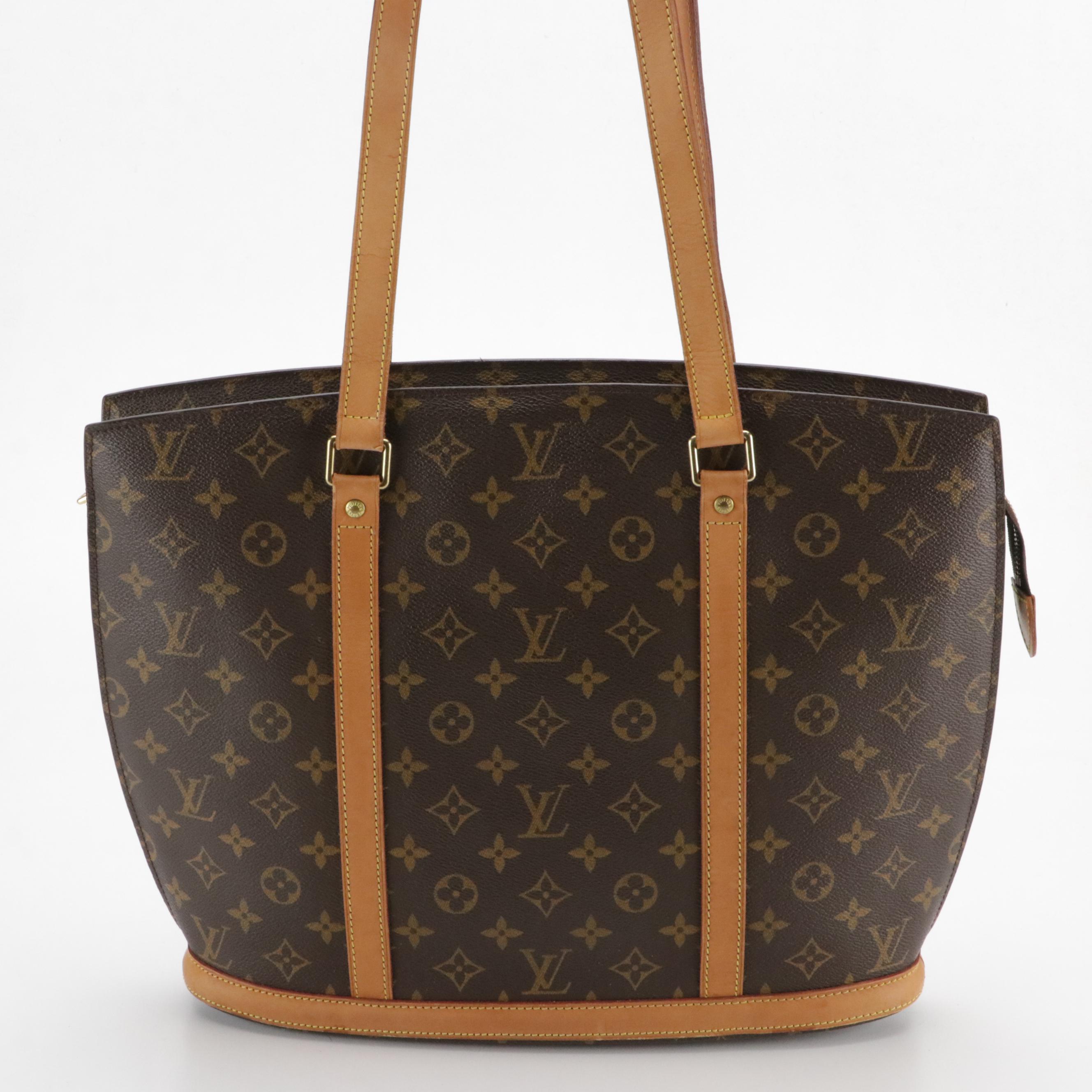 Louis Vuitton Babylone Shoulder Bag in Monogram Canvas and Leather