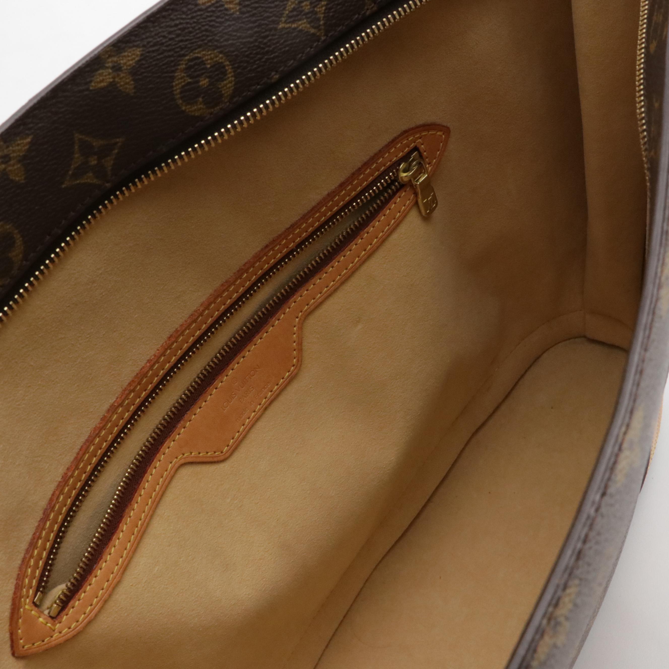 Louis Vuitton Babylone Shoulder Bag in Monogram Canvas and Leather
