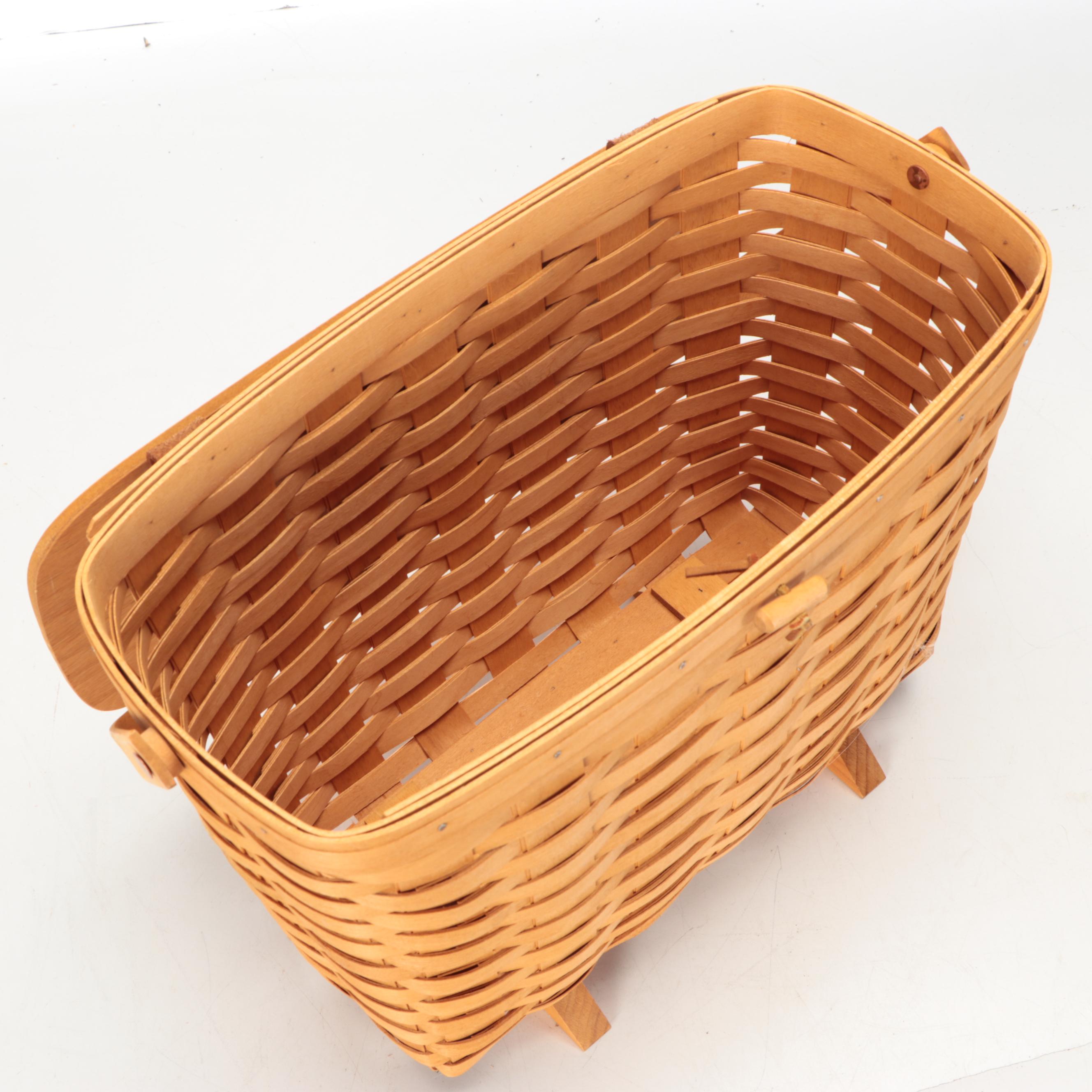 Ohio Made Longaberger Hand-Woven Wood Baskets