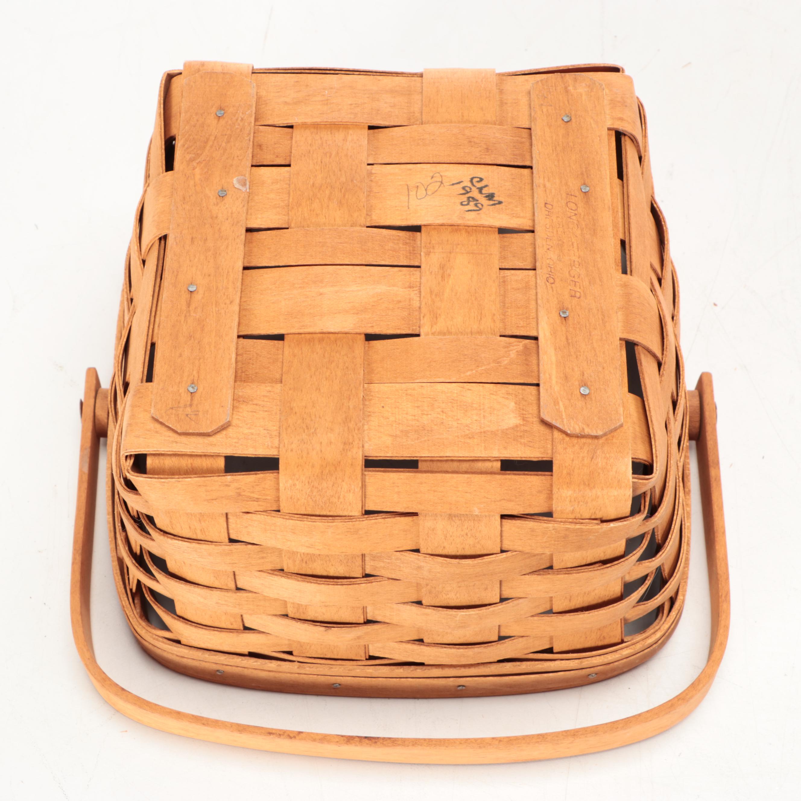Ohio Made Longaberger Hand-Woven Wood Baskets