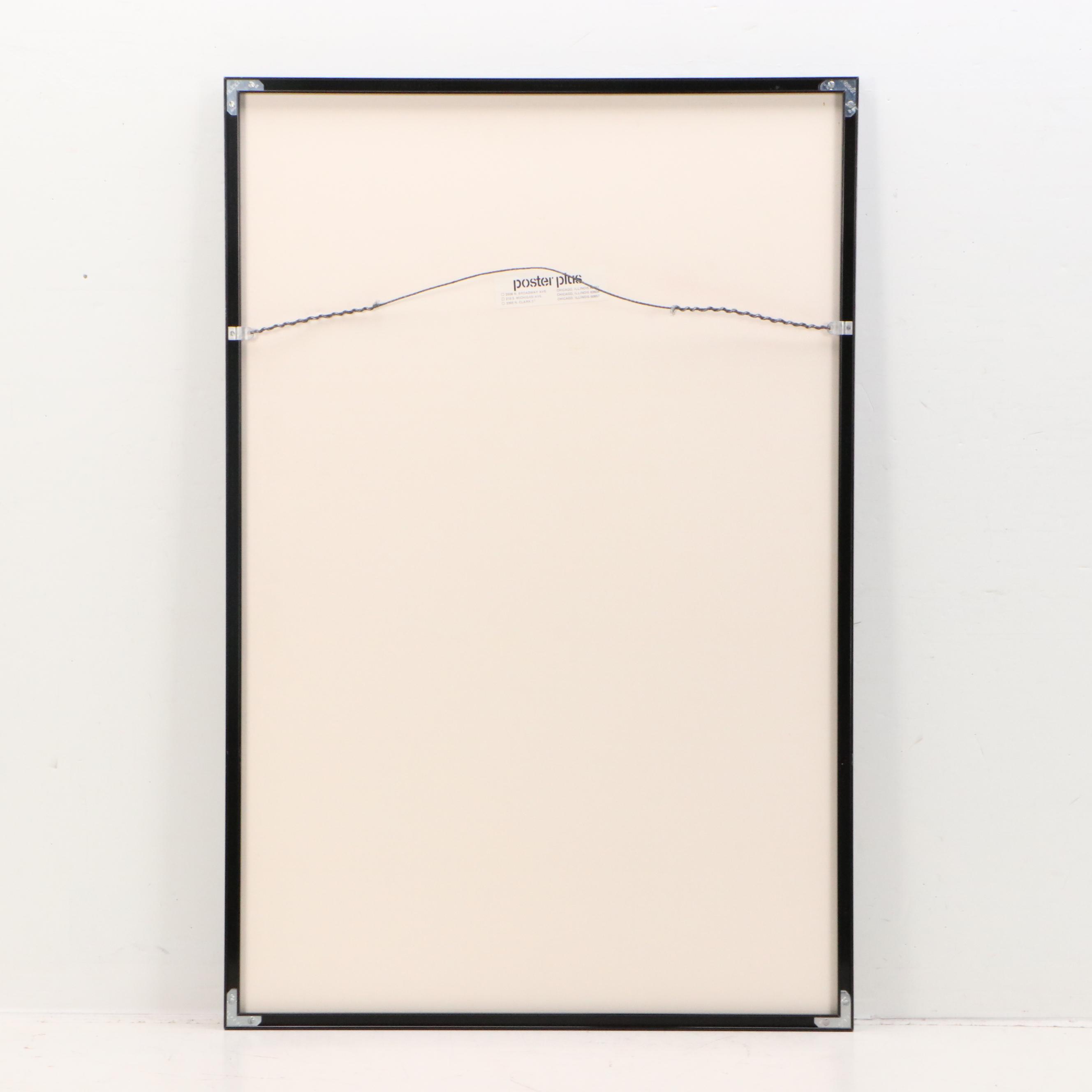 South Shore Line Offset Lithograph Poster "The Dunes Beaches"