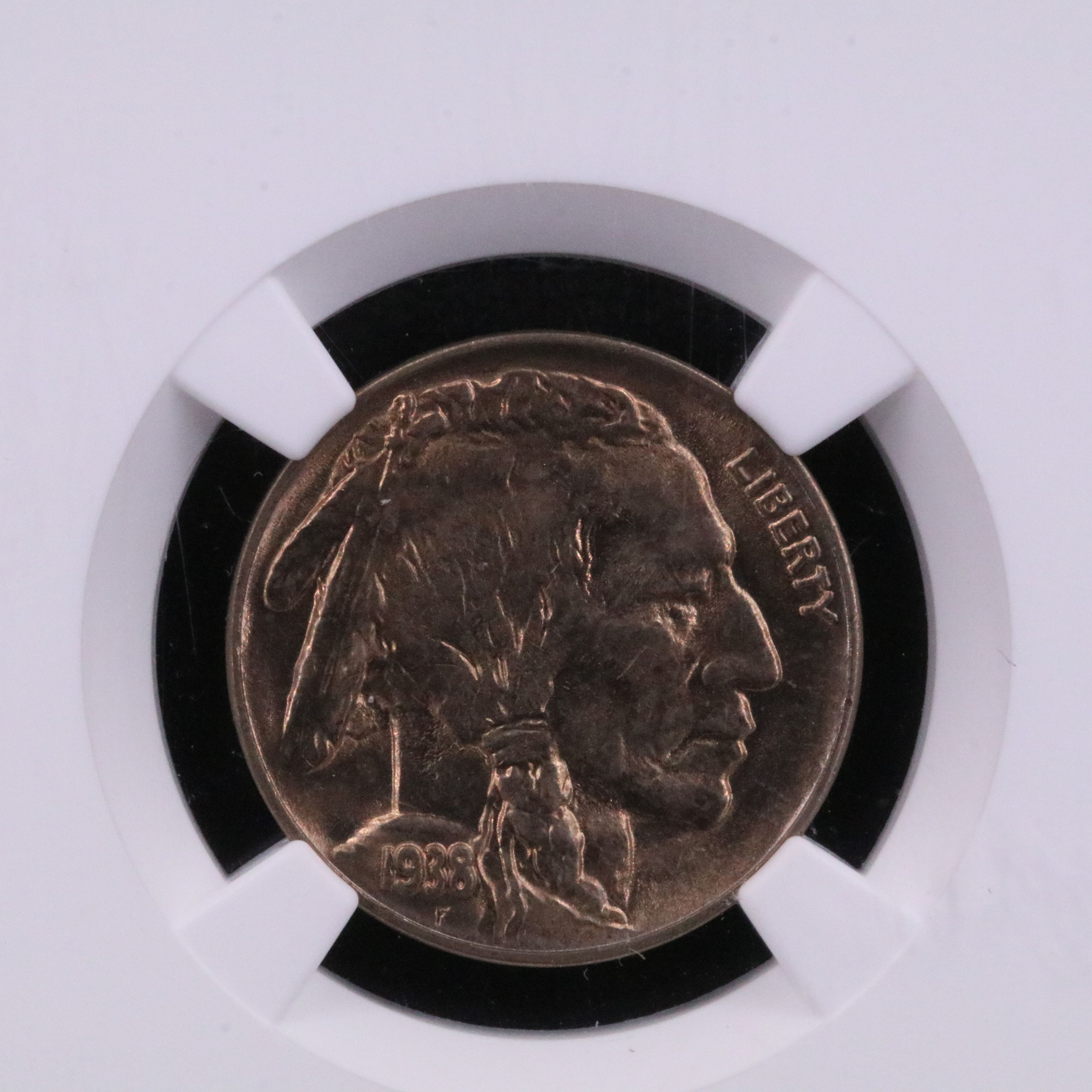 NGC MS65 1938-D Buffalo Nickel