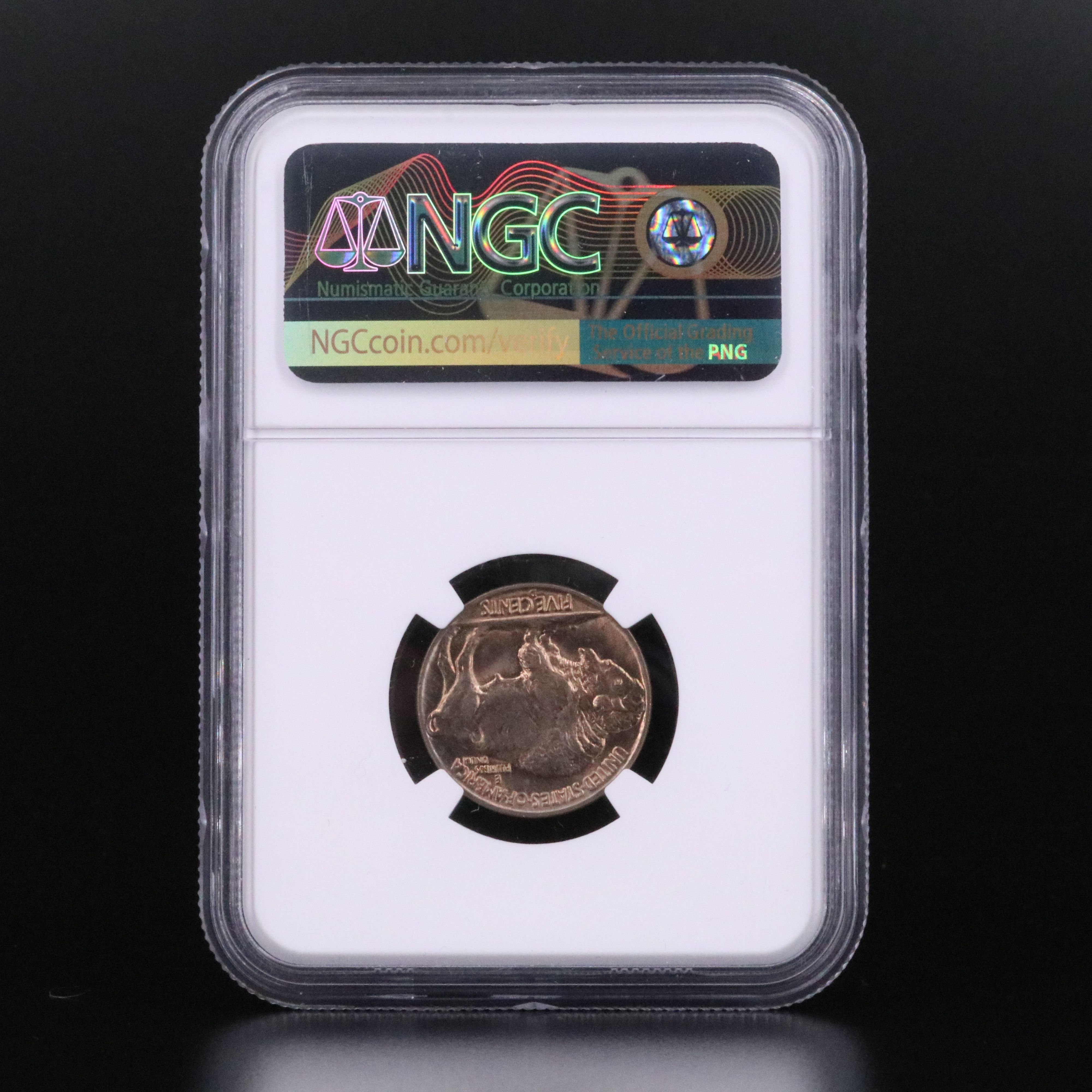 NGC MS65 1938-D Buffalo Nickel
