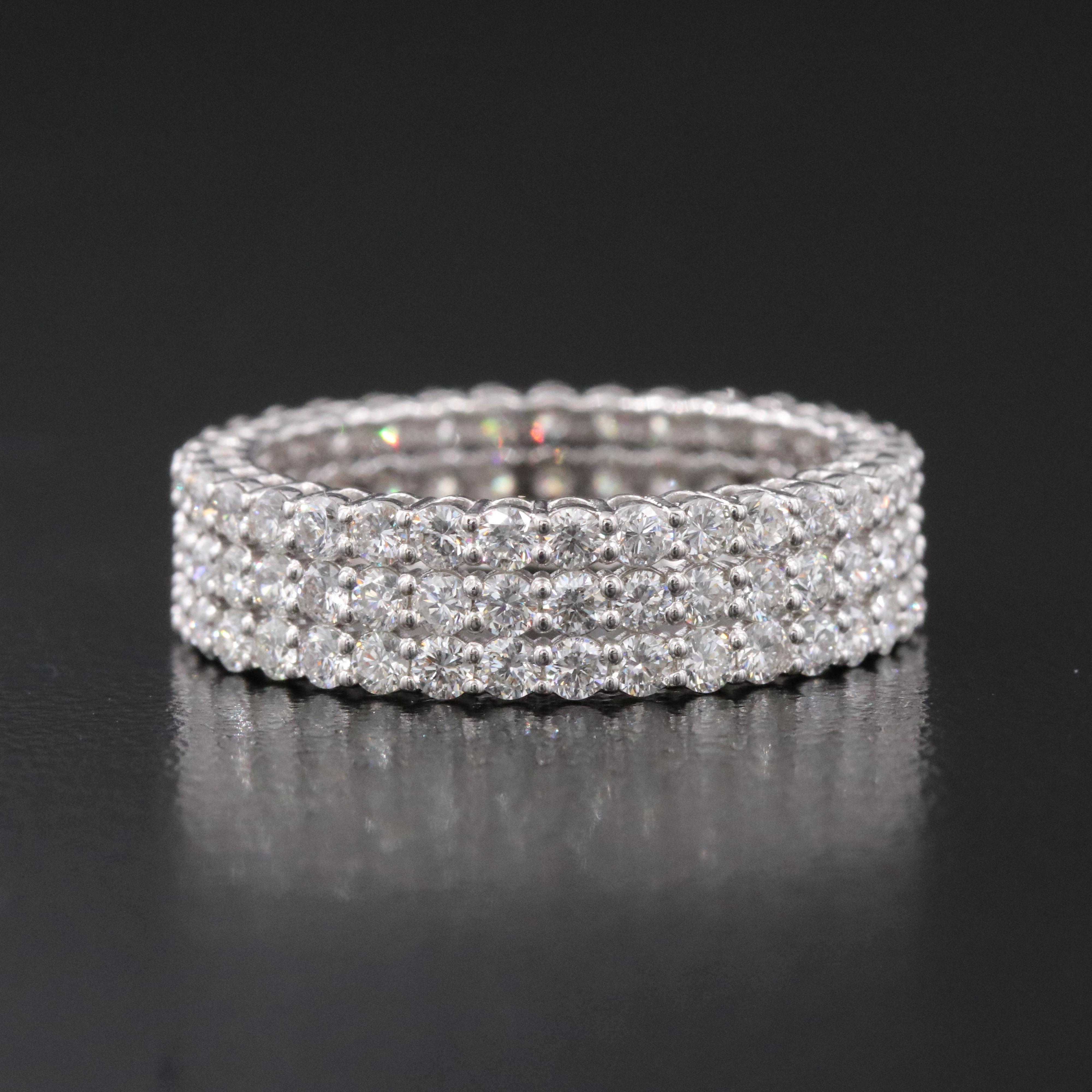 14K 2.64 CTW Diamond Eternity Band