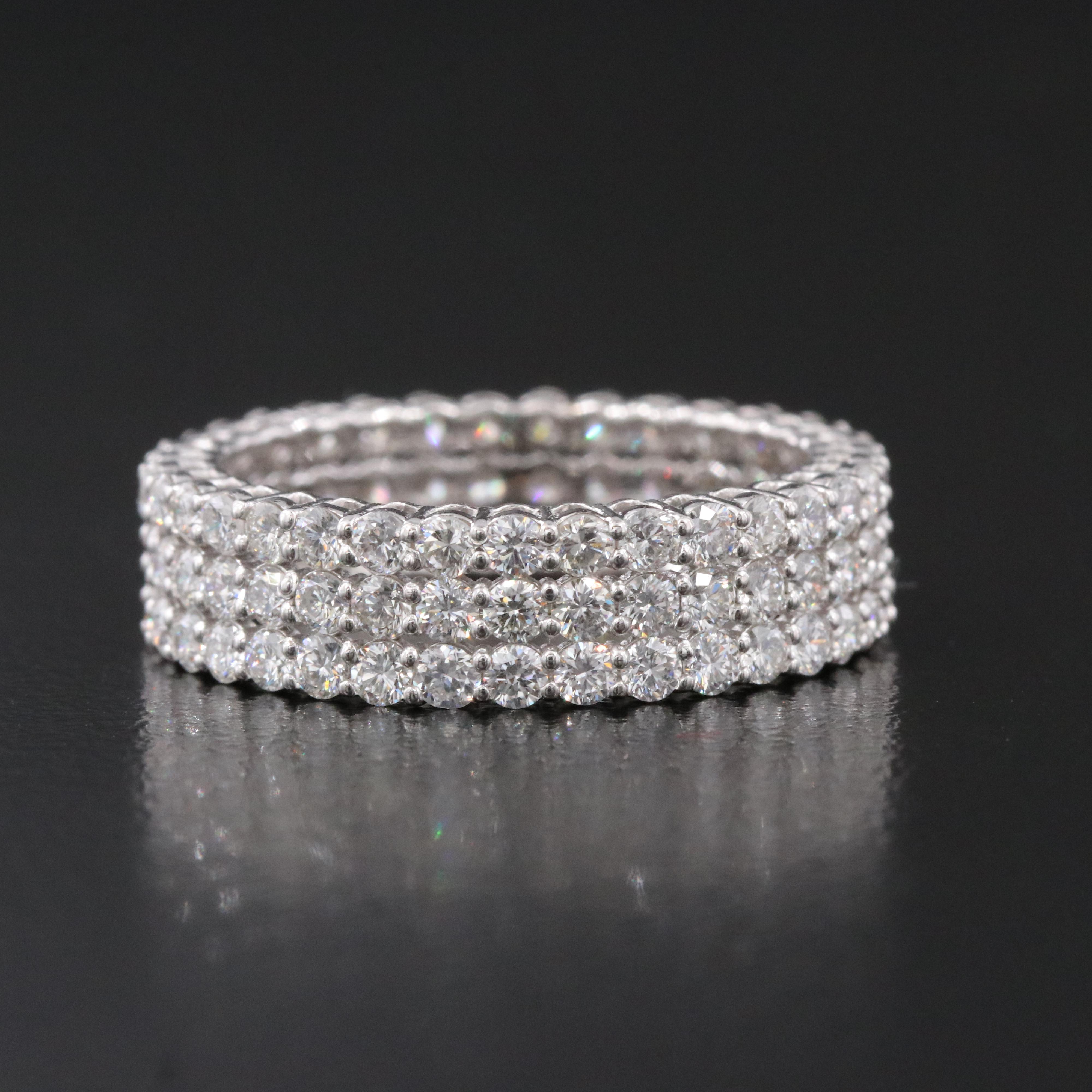 14K 2.64 CTW Diamond Eternity Band