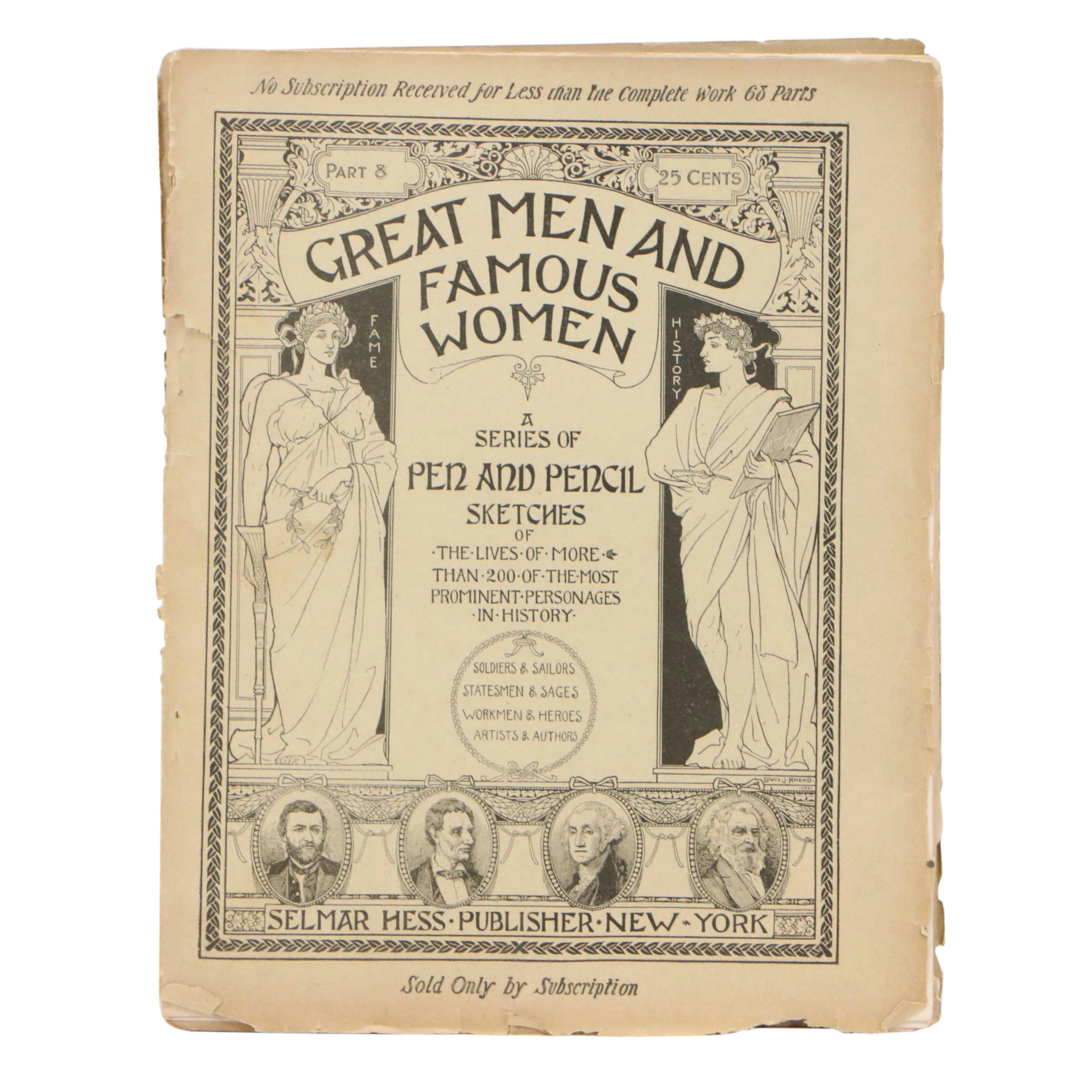 Book Series "Great Men and Famous Women: A Series of Pen and Pencil Sketches"