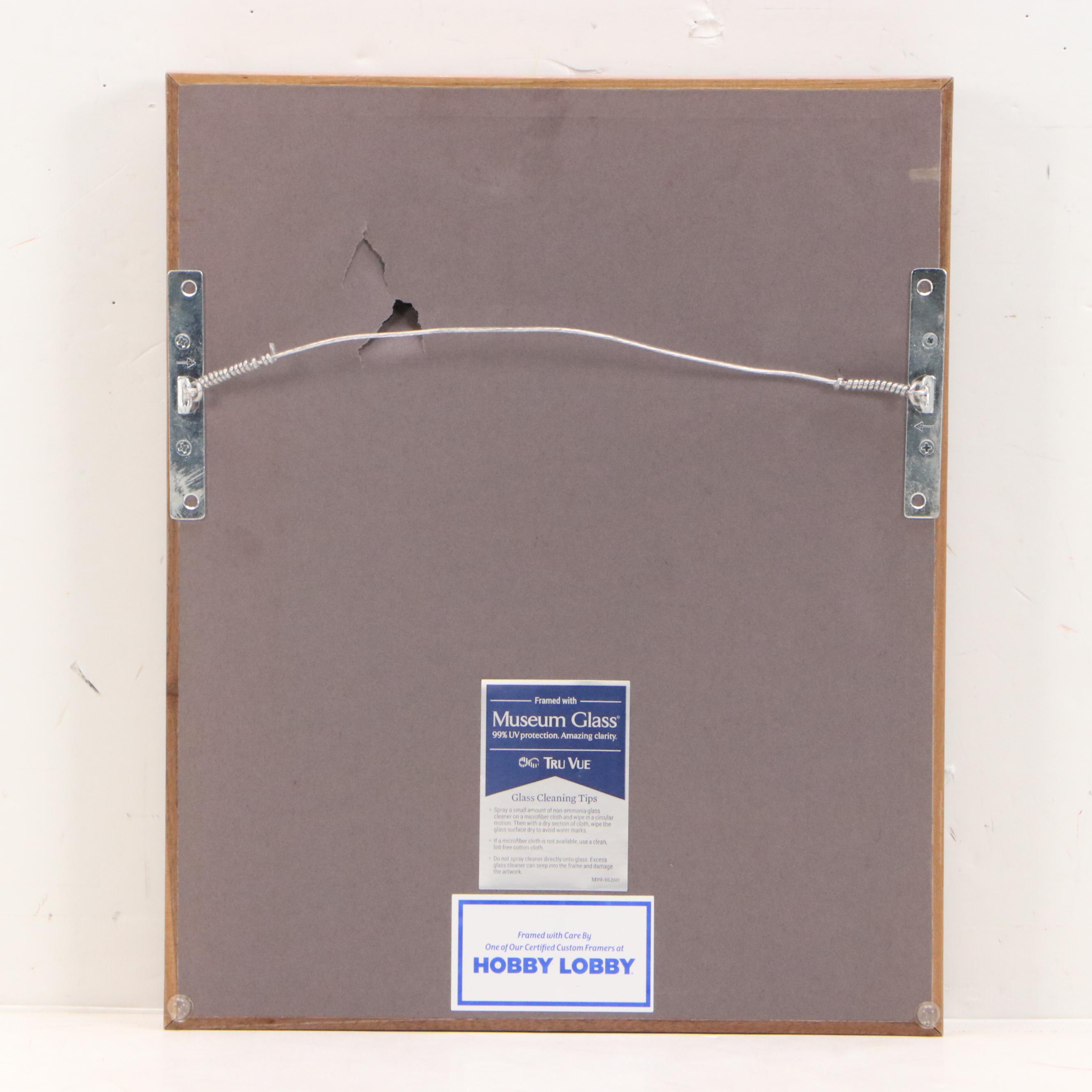 Watercolor Painting of Flowers in a Jar, Late 20th Century