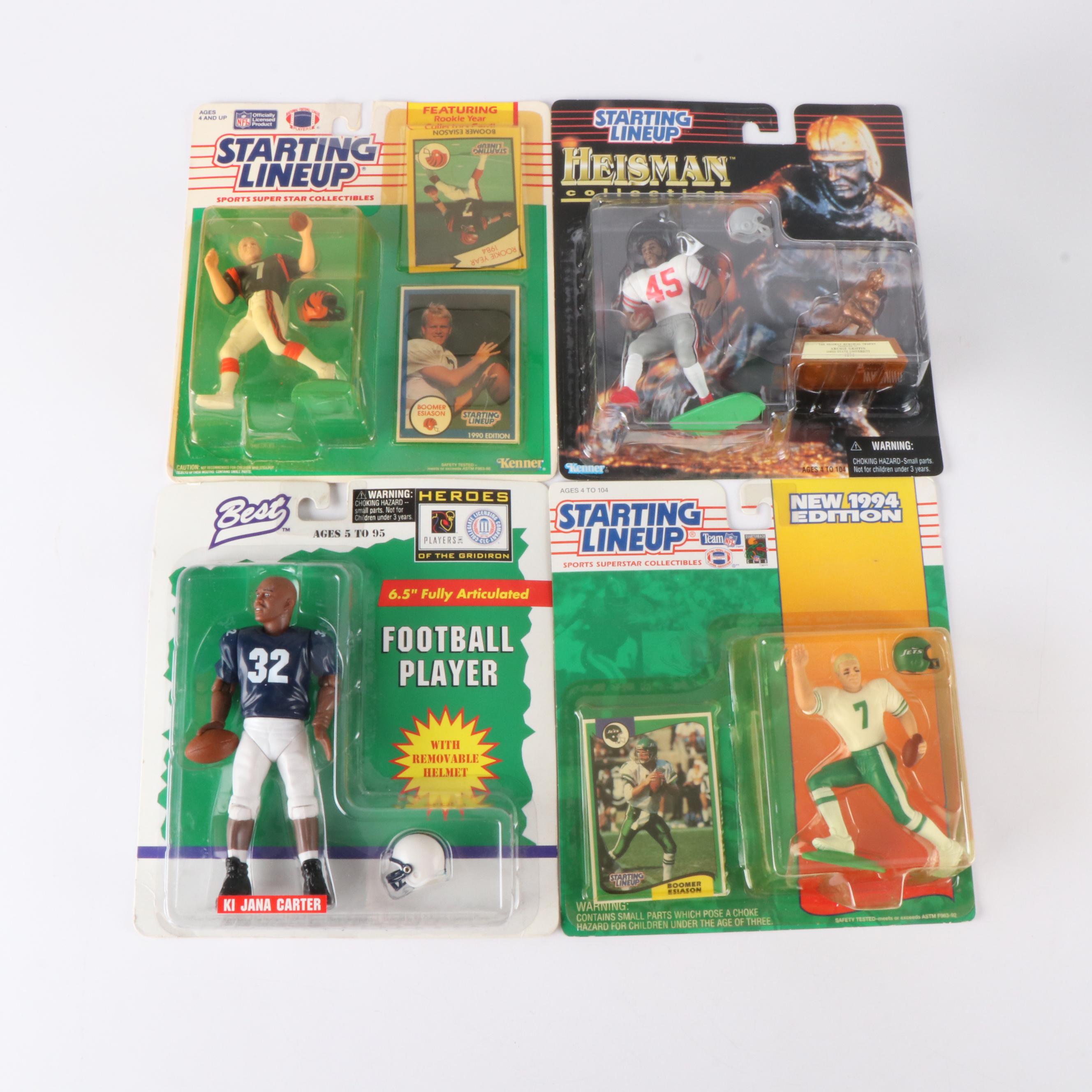 Starting Lineup Figures with Sports Pins, RC Cola Cans, and More