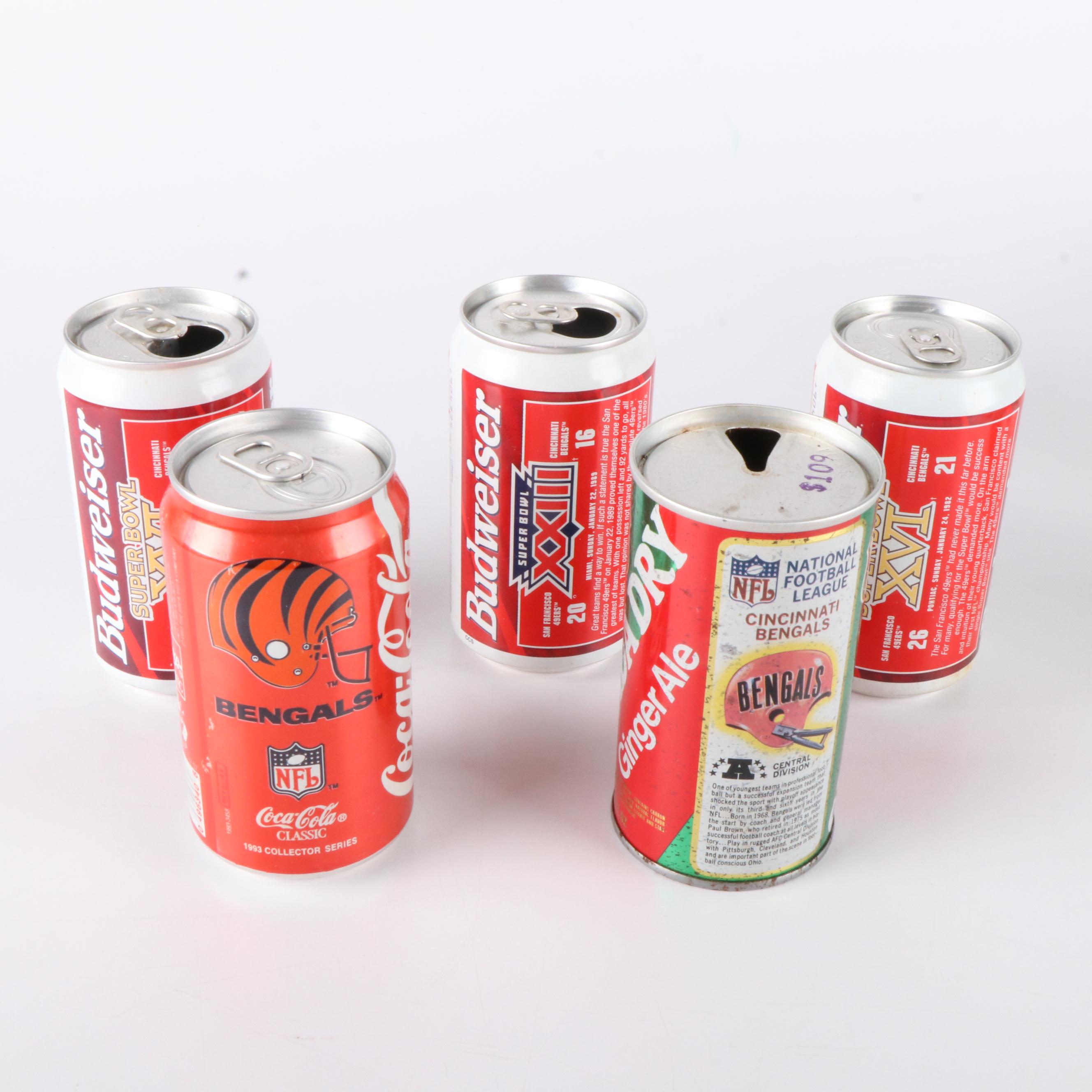 Starting Lineup Figures with Sports Pins, RC Cola Cans, and More