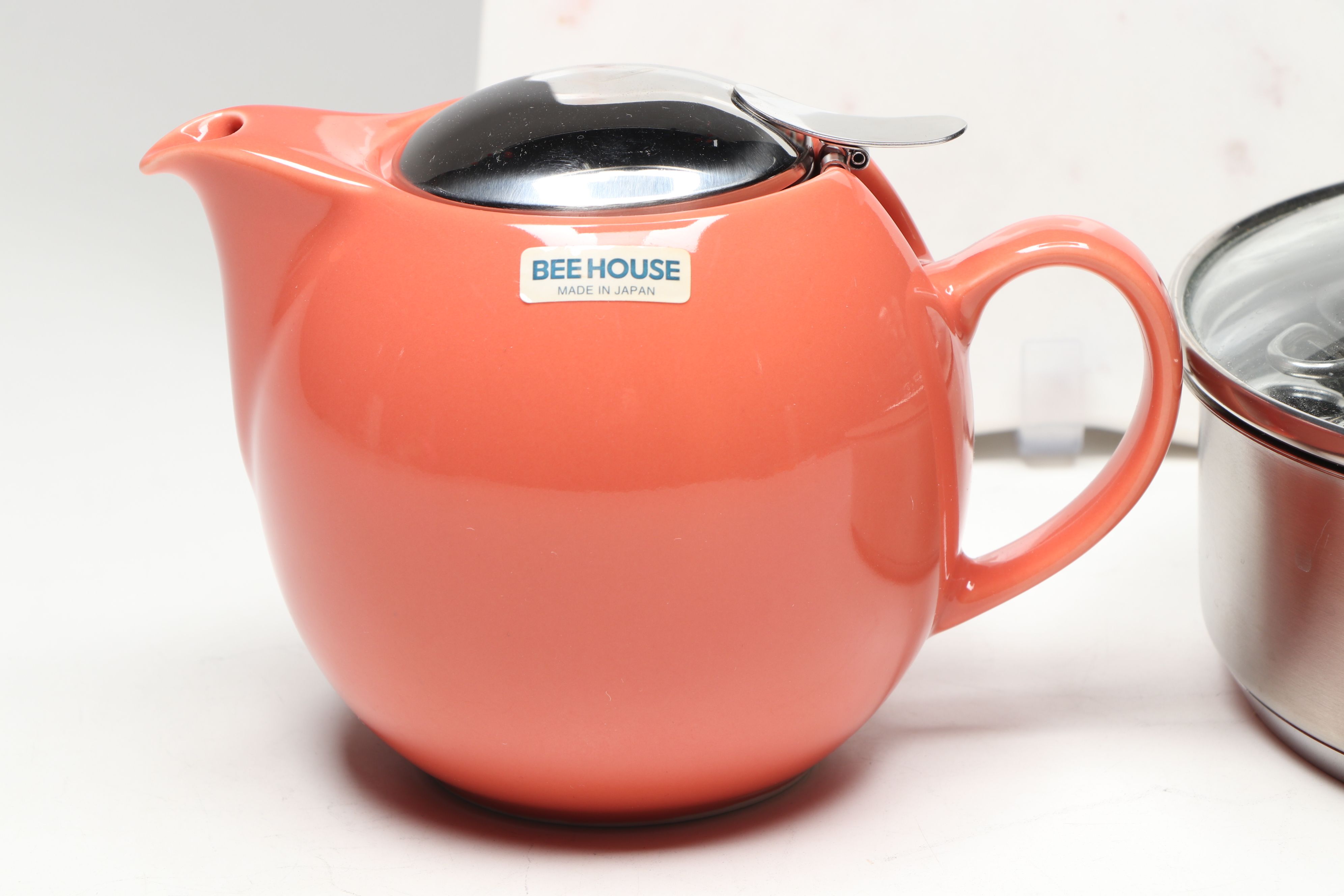 Stainless Steel Egg Poacher with Ceramic Teapot and Marble Charcuterie Boards