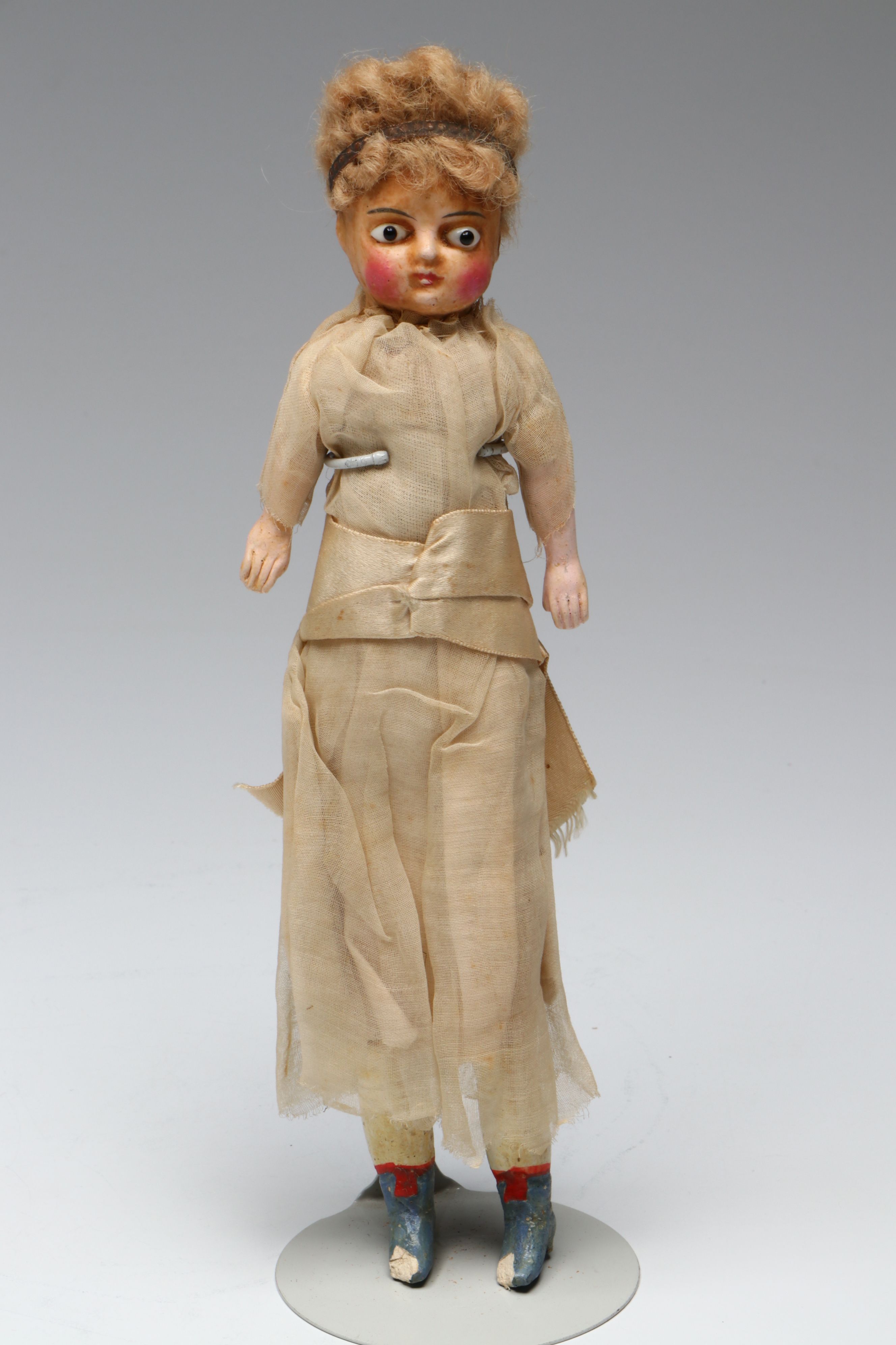 Ceramic Doll with Porcelain Doll Head
