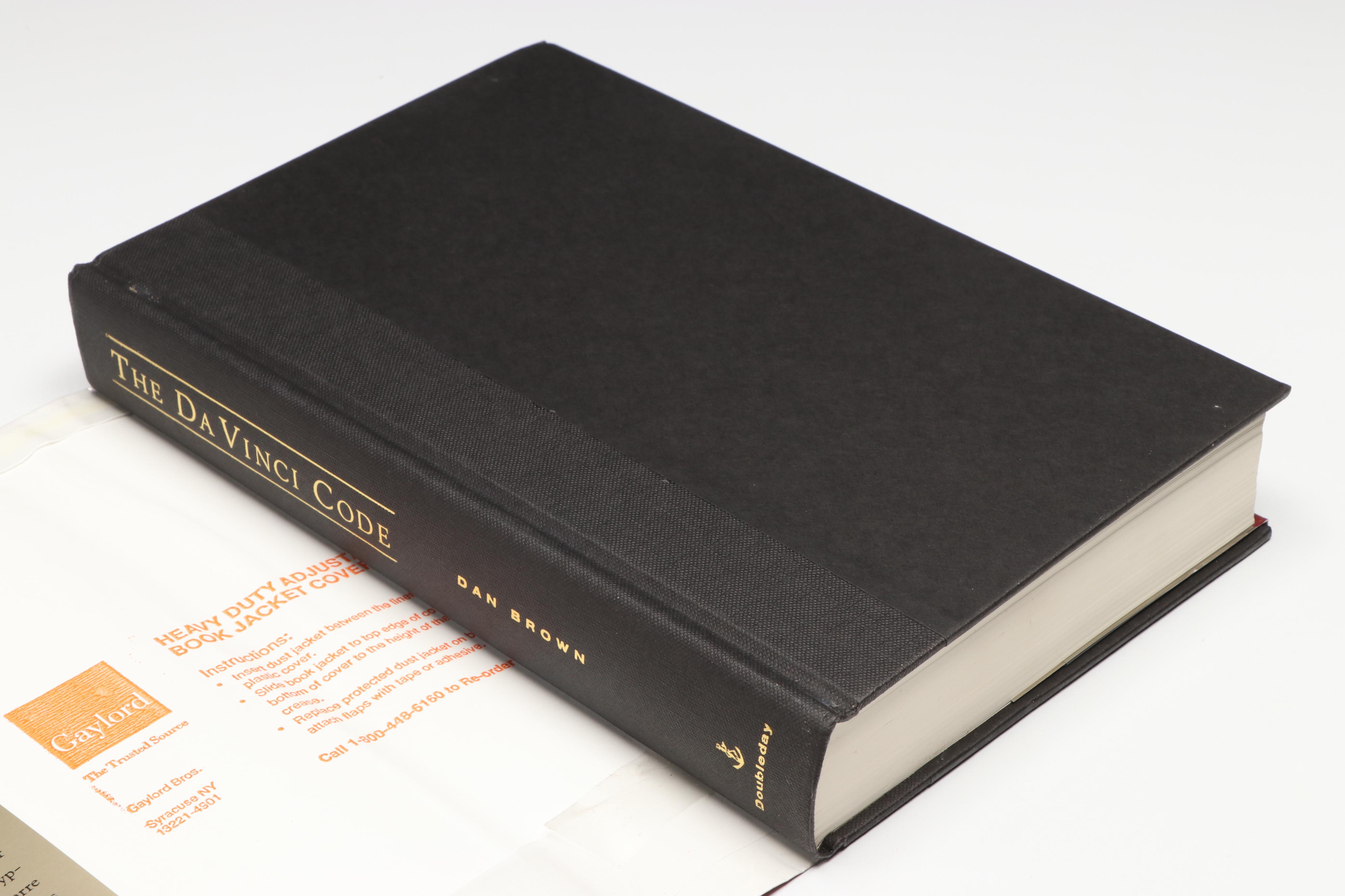 Signed First Printing "The Da Vinci Code" by Dan Brown, 2003