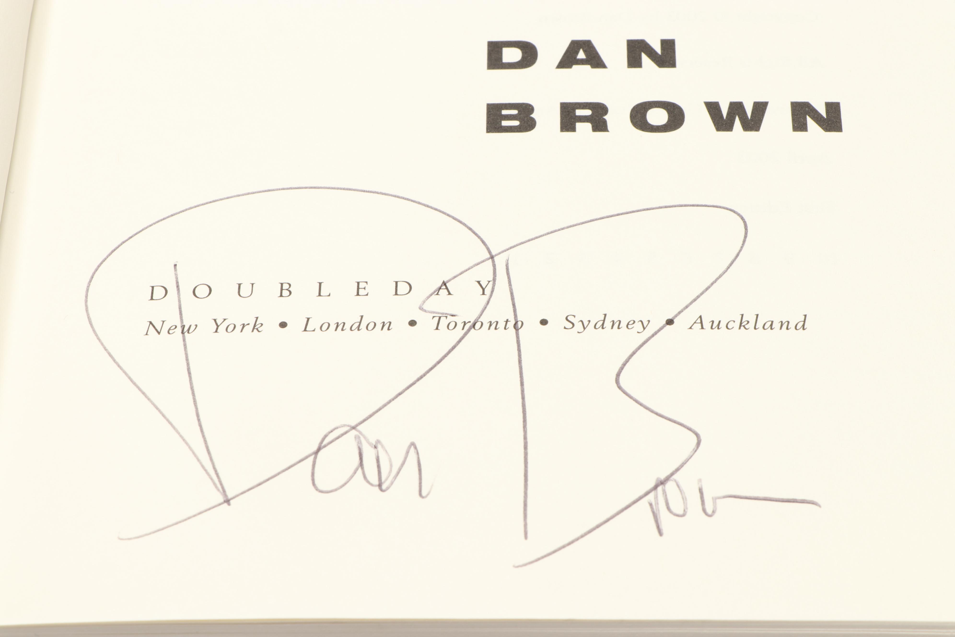 Signed First Printing "The Da Vinci Code" by Dan Brown, 2003