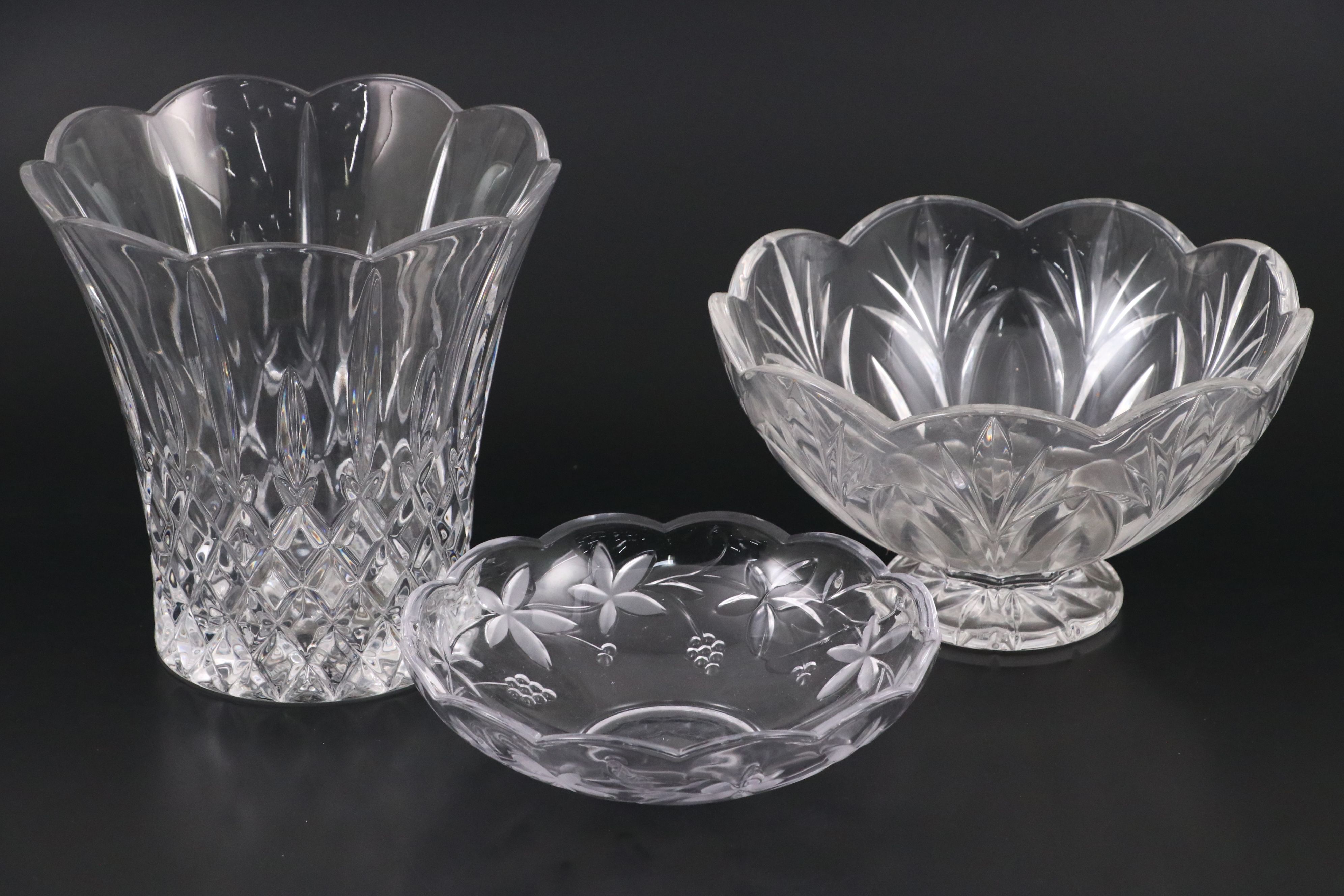 Vera Wang Wedgwood Crystal Rose Bowl and More Table Accessories
