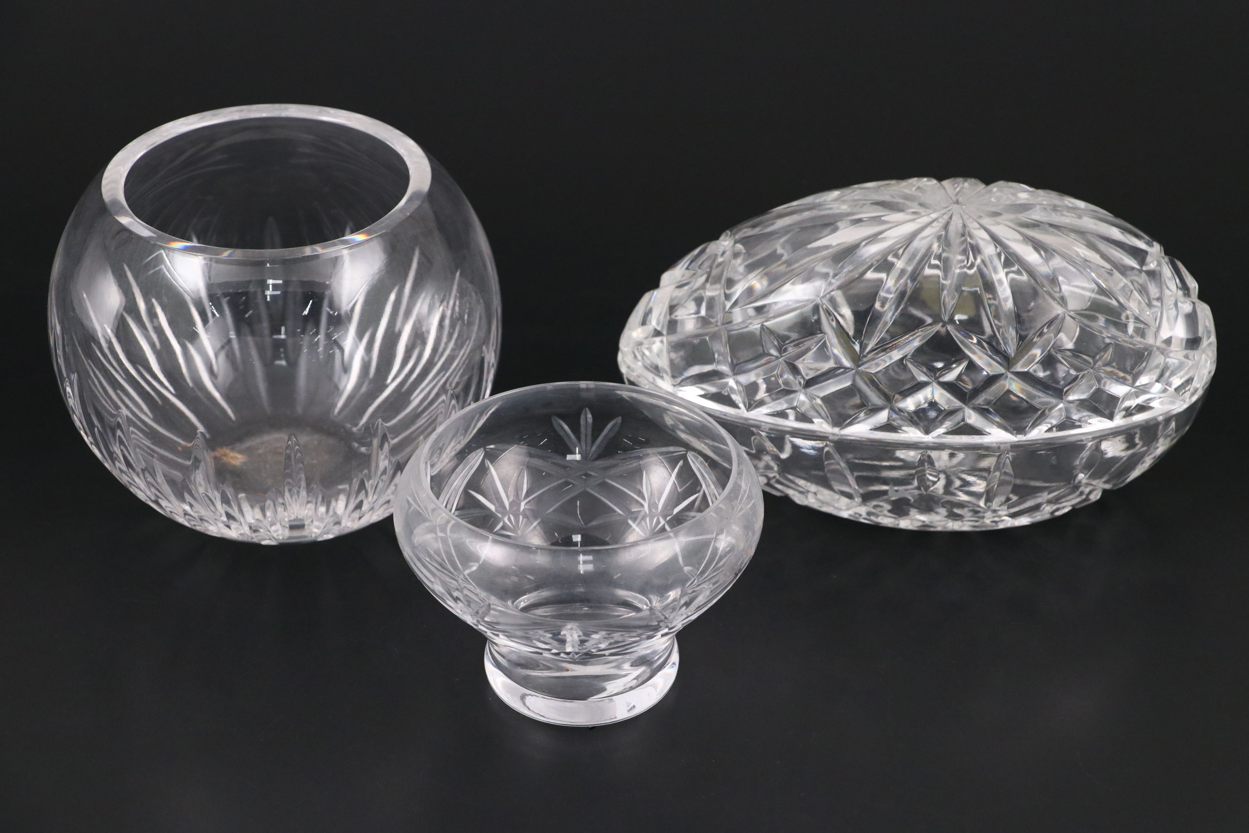 Vera Wang Wedgwood Crystal Rose Bowl and More Table Accessories