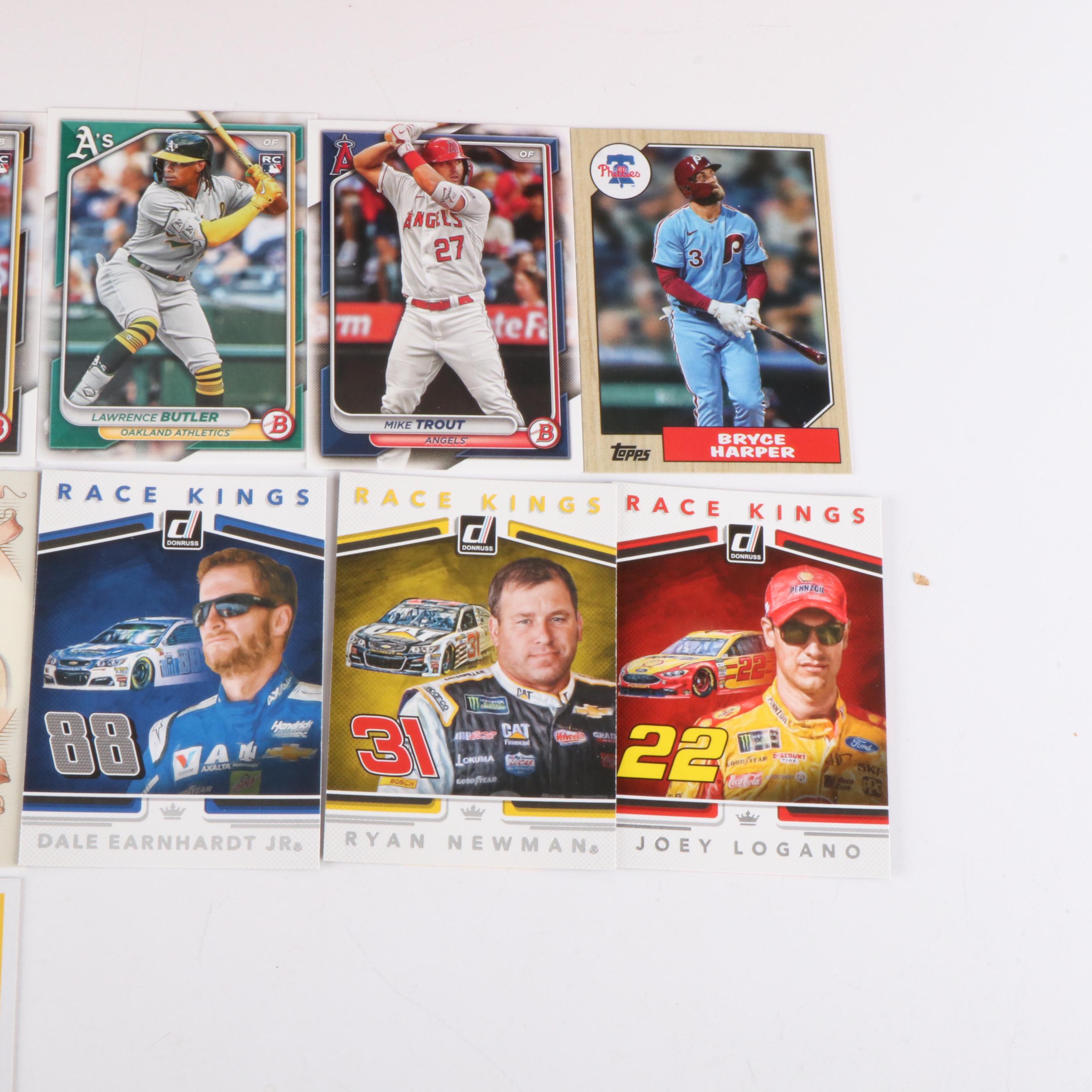 Bowman with Other Sports Cards Featuring Derek Jeter, Aaron Judge, & More 2020s